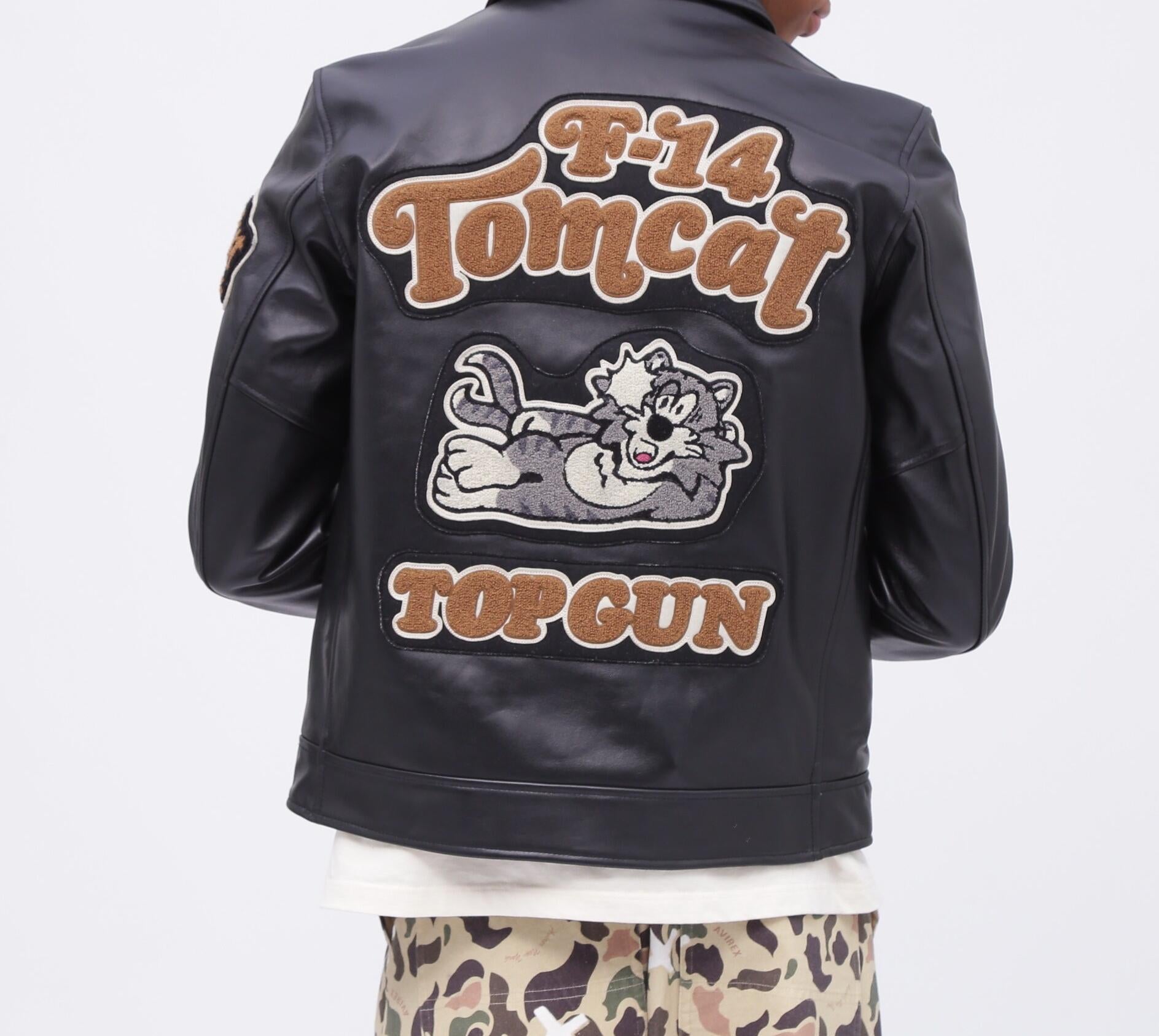 アヴィレックス（AVIREX）/LEATHER JACKET TOMCAT ／ レザー ジャケット トムキャット ／ AVIREX leather jacket tomcat / leather jacket tomcat / AVIREX