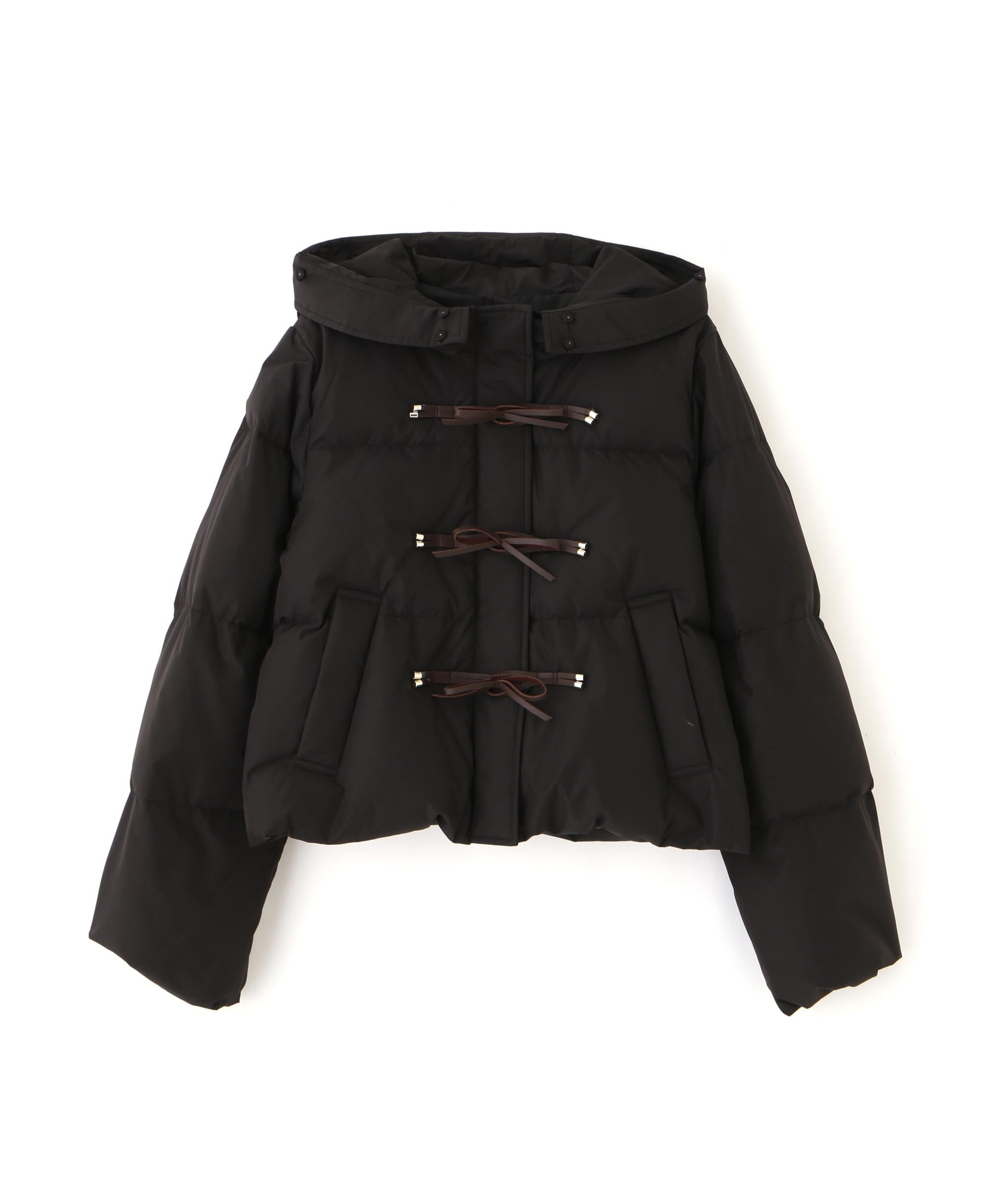 リボンダッフルダウン ブラック