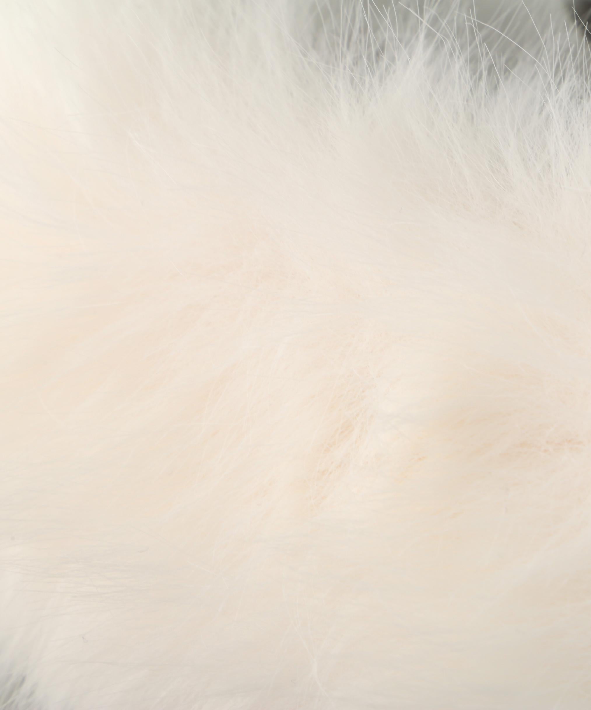 リボンダッフルダウン グレー