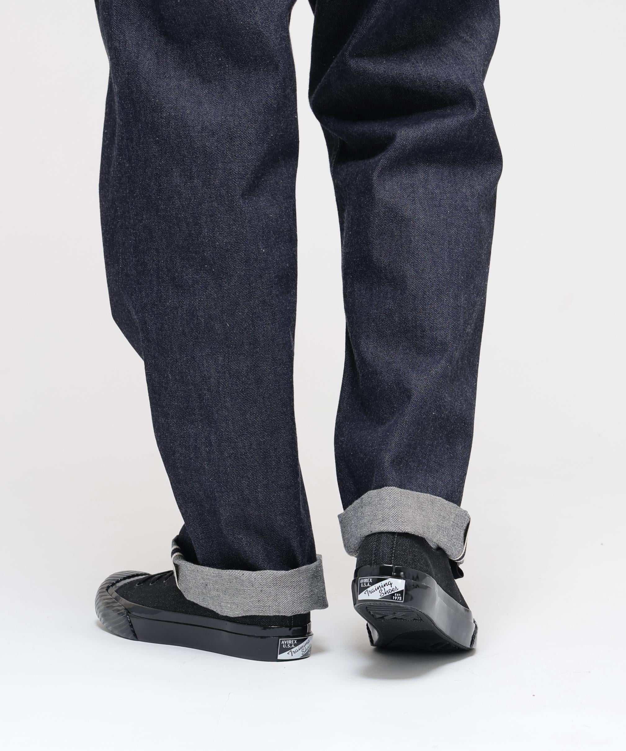 《直営店限定》ARMY TRAINING SHOES ”DENIM” ブラック