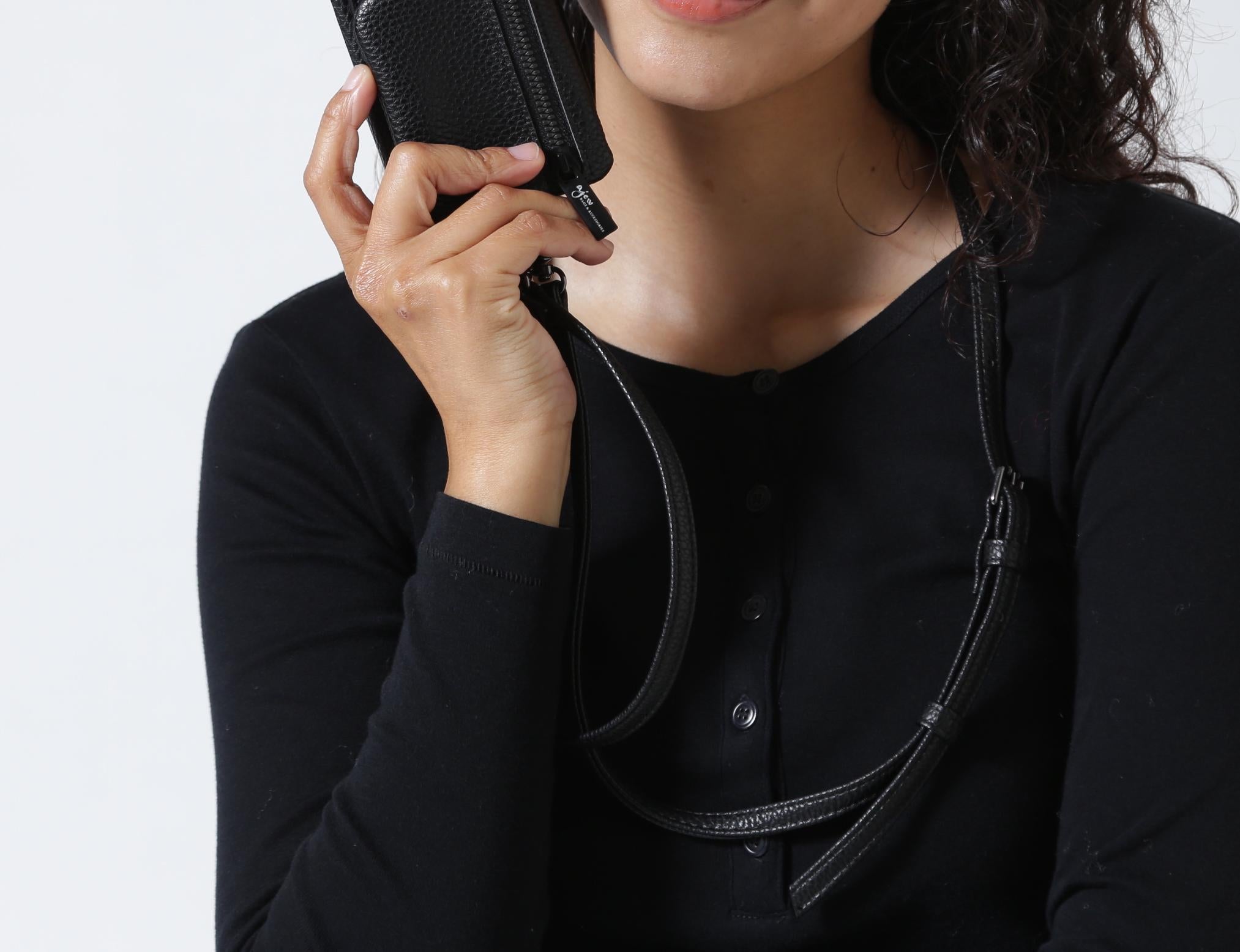 ajew/エジュー/別注iPhone16/16Pro/17/17Pro ブラック