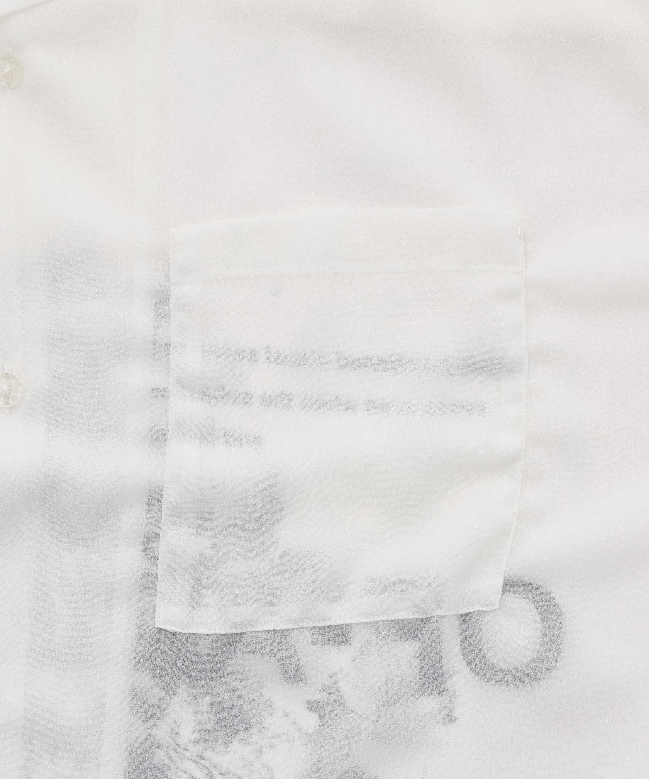 A4A/エーフォーエー/PAINT S/S SHIRTS ホワイト