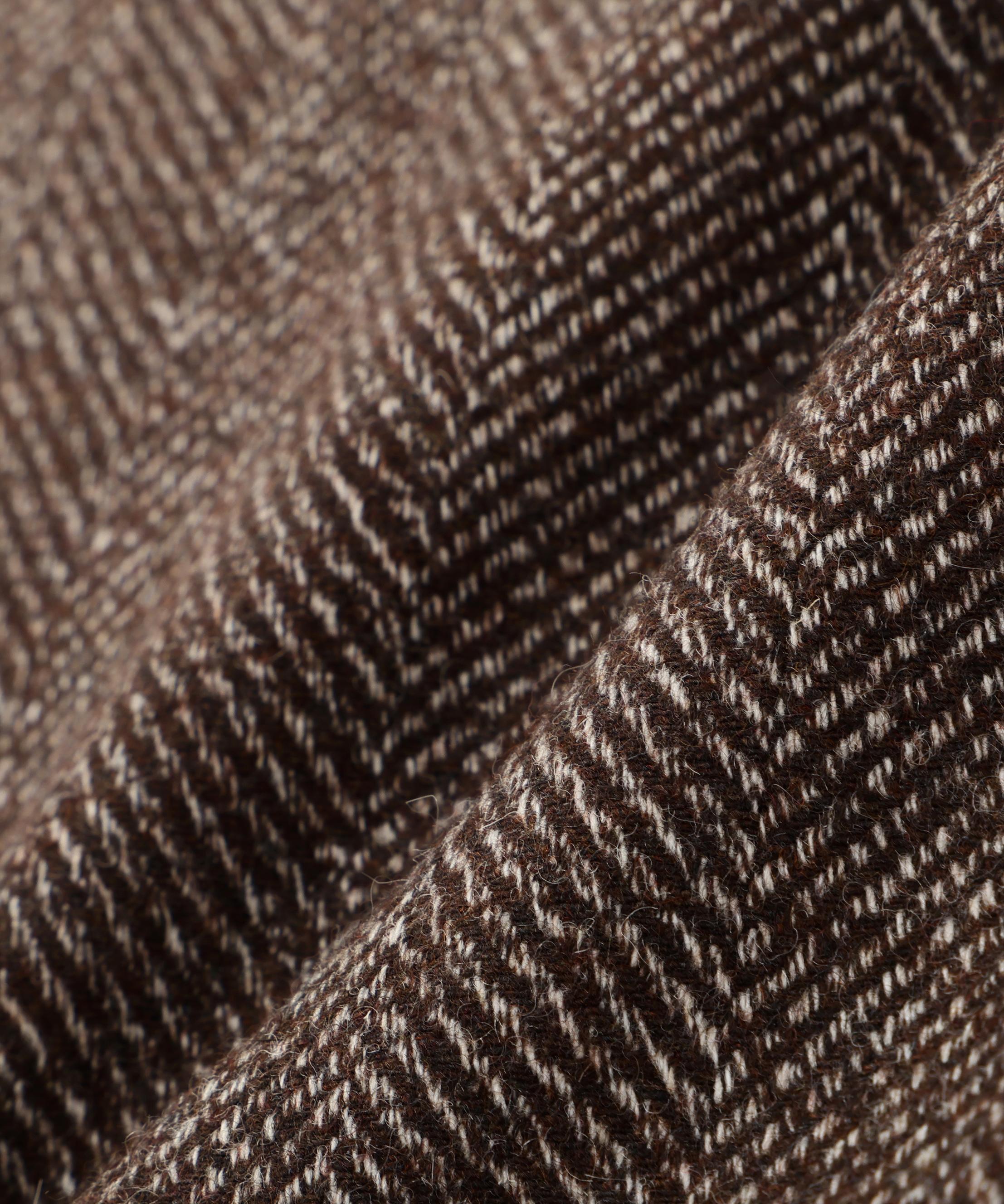 ツイードミニスカート ブラウン