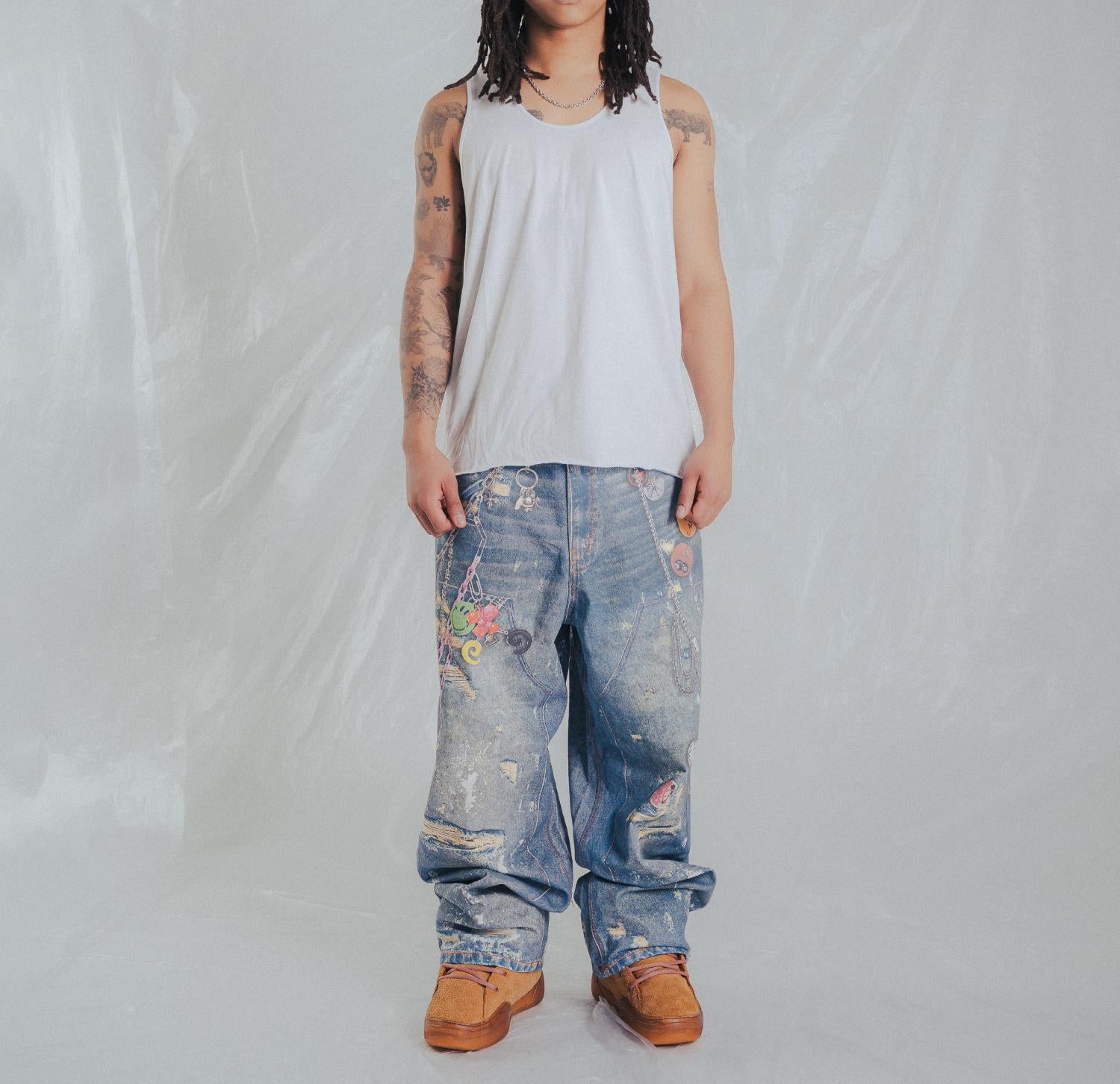 FR(13)NDS/フレンズ/AO TANKTOP ホワイト