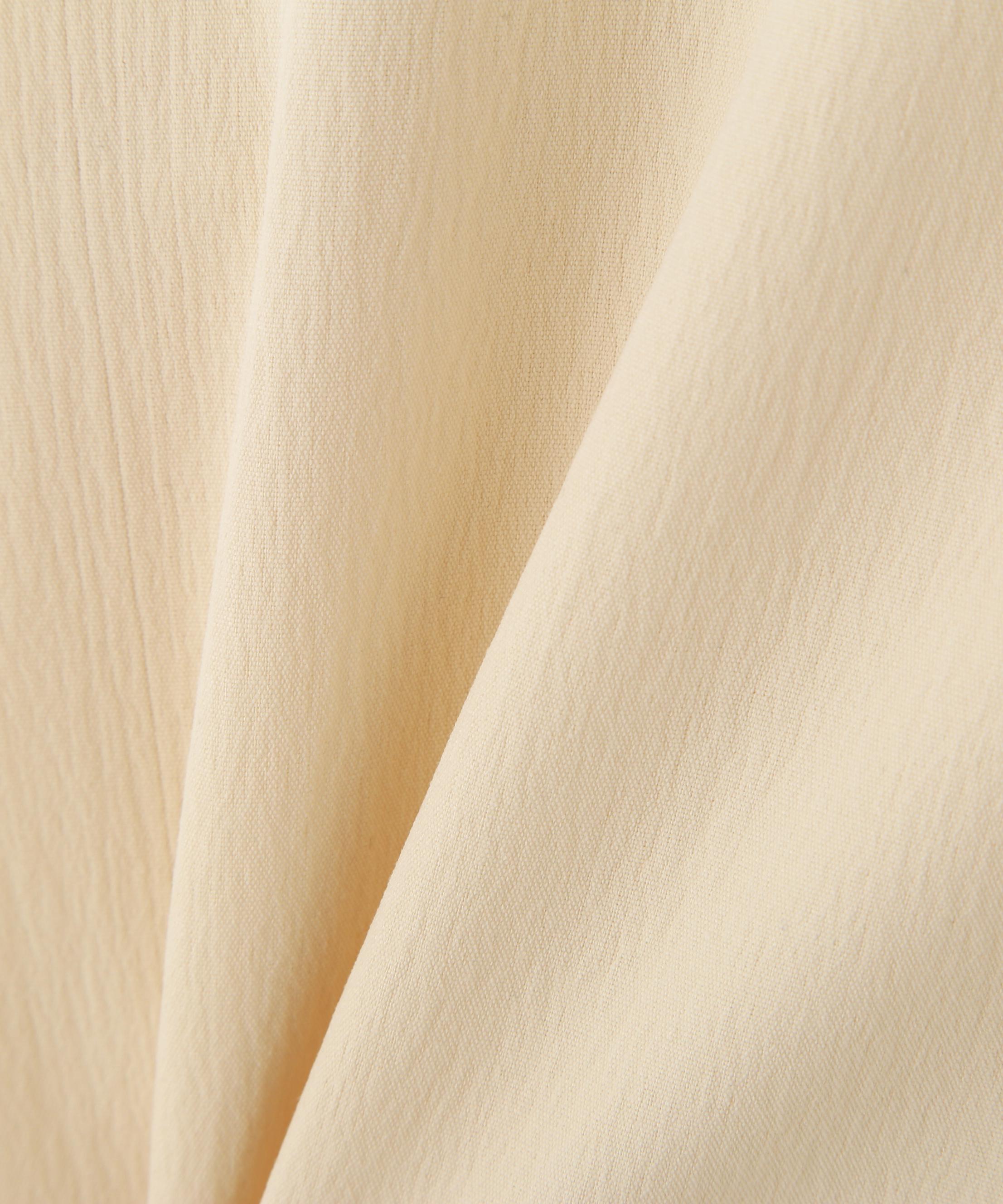 バックレースアップショート丈シャツ オフ