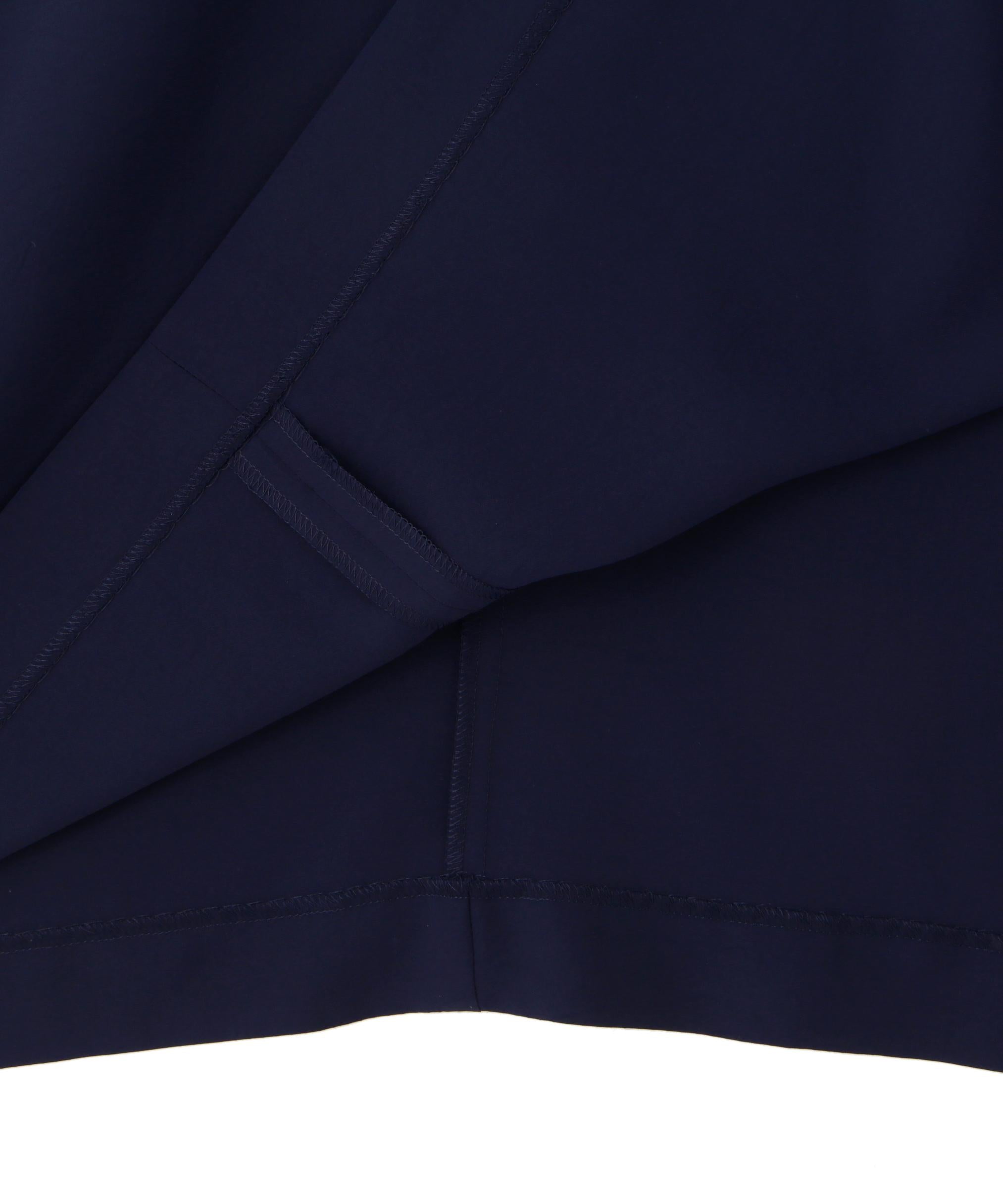 ◆スリーブシャーリングワンピース ネイビー