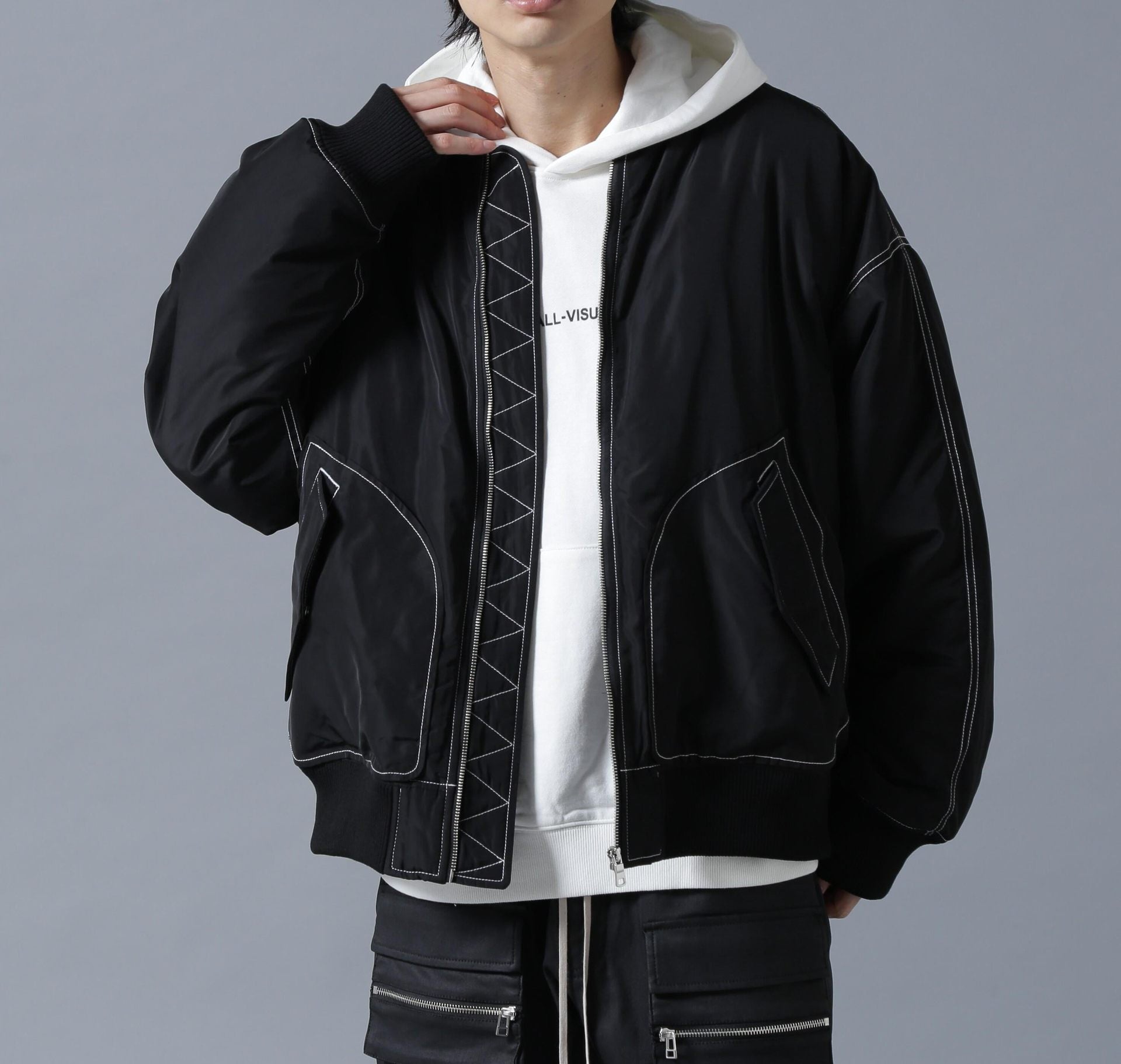 /A4A/エーフォーエー/MA-1 ブラック