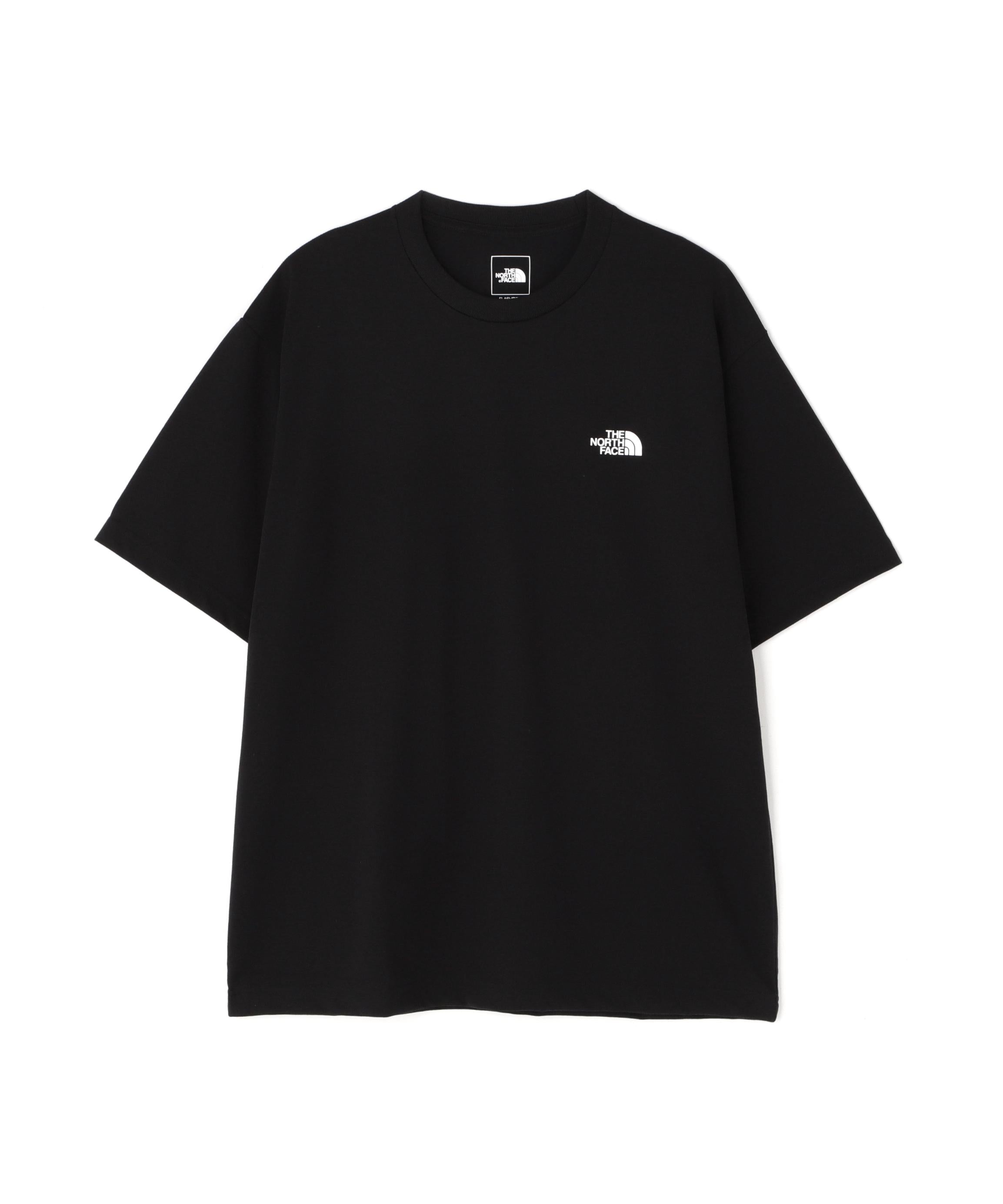 THE NO>TH FACE/ザ・ノースフェイス/RACK SQUA>E LOGO TEE ブラック