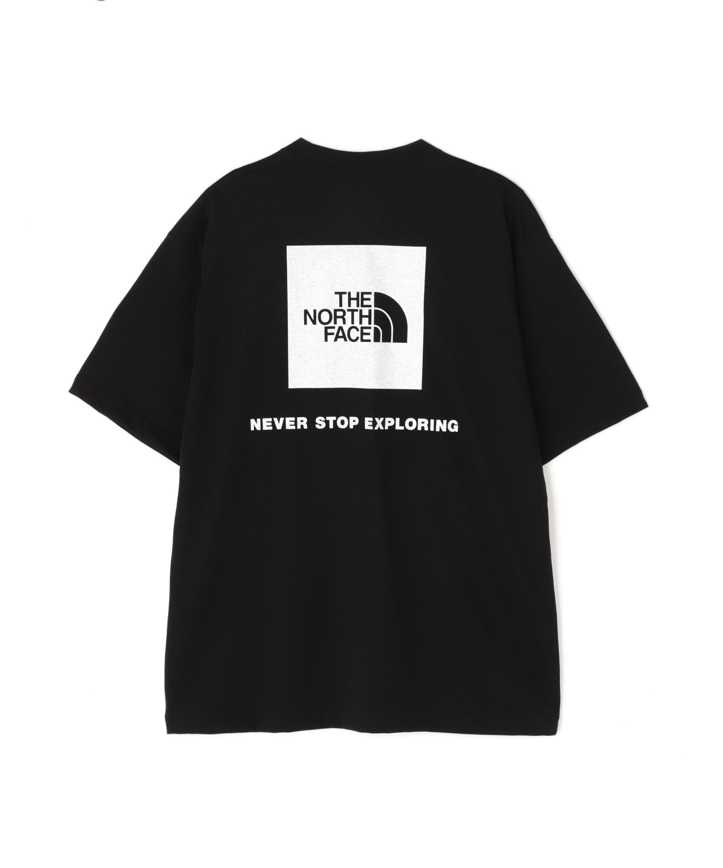 THE NO>TH FACE/ザ・ノースフェイス/RACK SQUA>E LOGO TEE ブラック