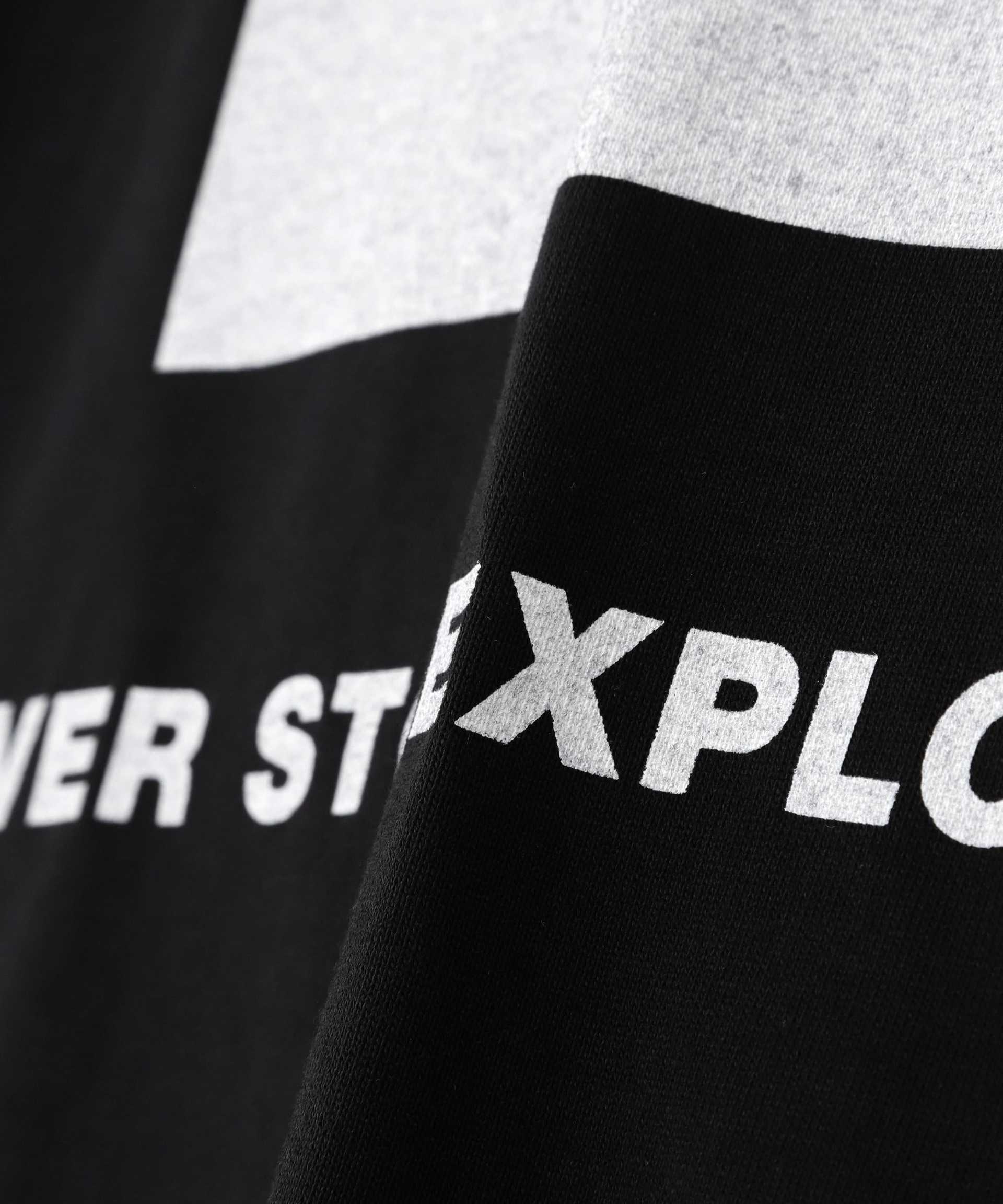 THE NO>TH FACE/ザ・ノースフェイス/RACK SQUA>E LOGO TEE ブラック