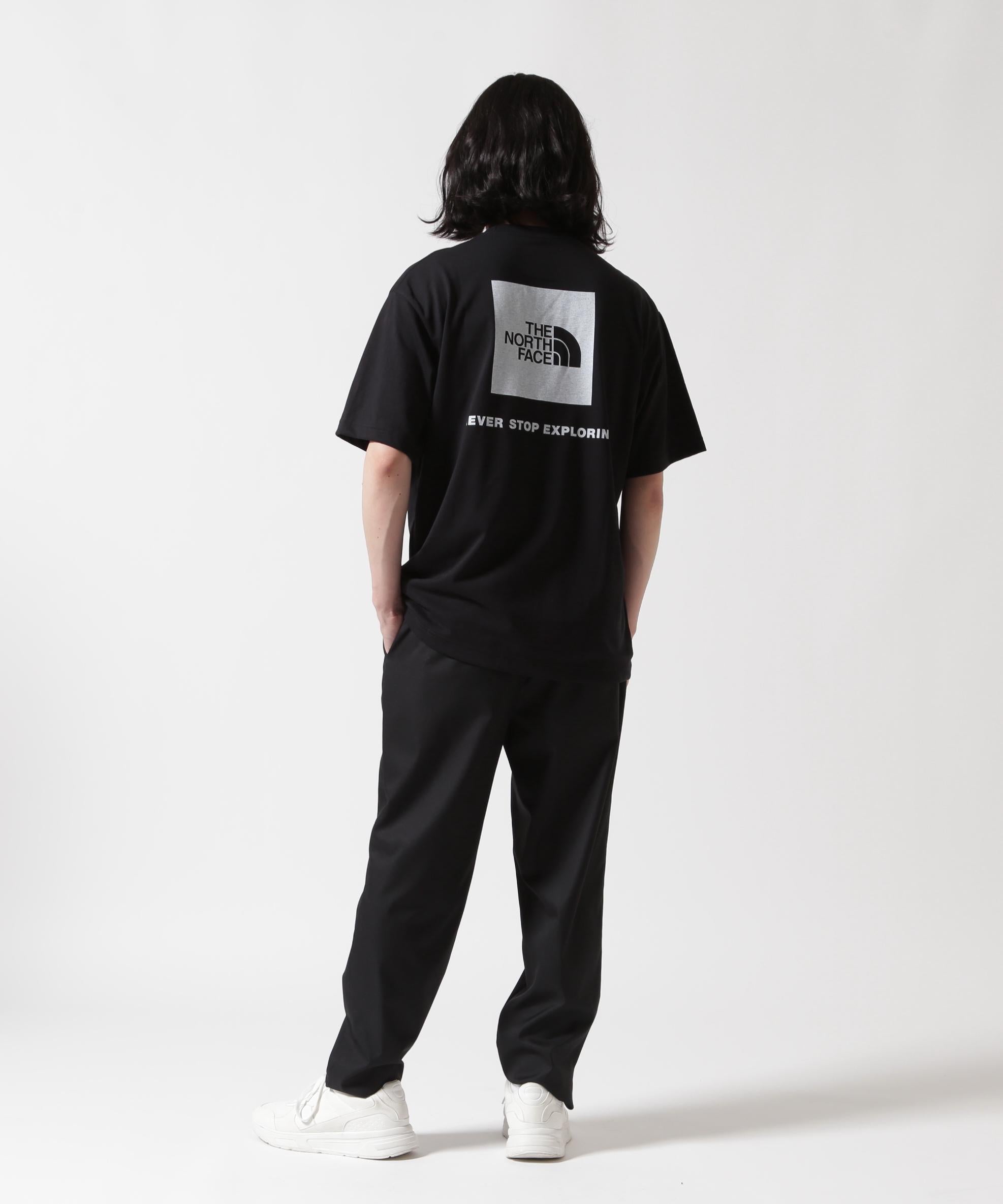 THE NO>TH FACE/ザ・ノースフェイス/RACK SQUA>E LOGO TEE ブラック