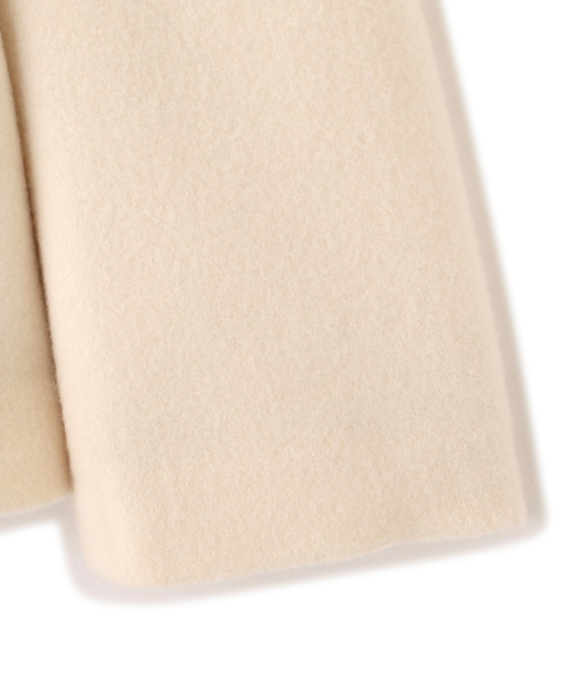 フェイクファー衿付ジャケット エクリュ