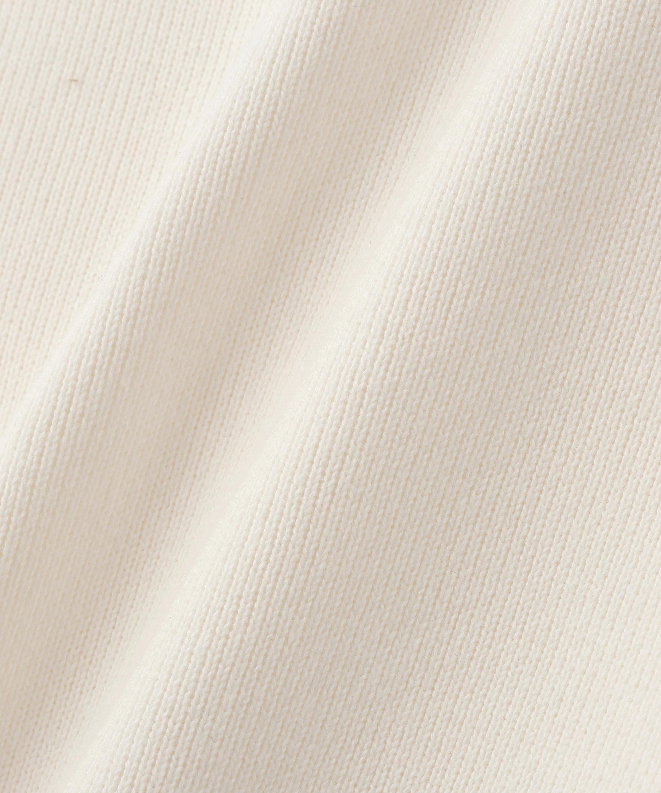 スウェットライクフォルムニット オフホワイト1