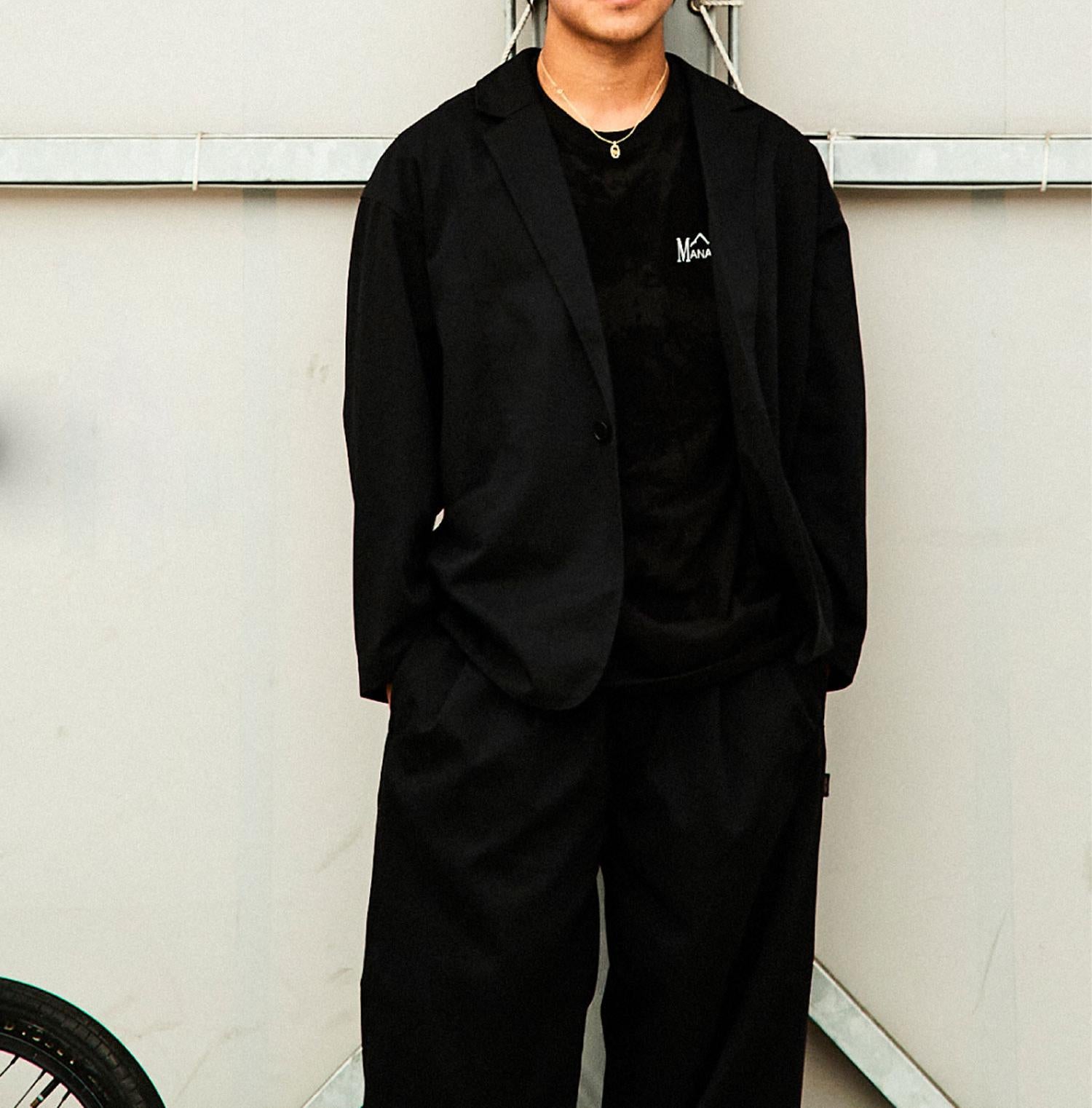×DICKIES/ディッキーズ/EXT>A MILE TUCK PANTS ブラック