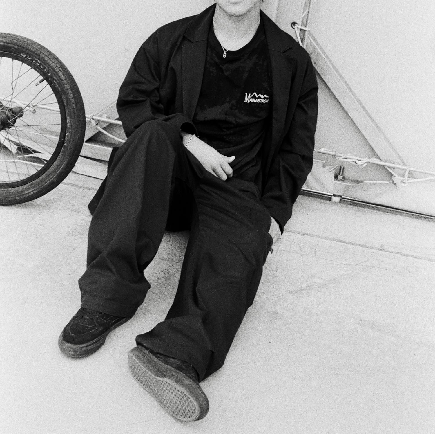 ×DICKIES/ディッキーズ/EXT>A MILE TUCK PANTS ブラック