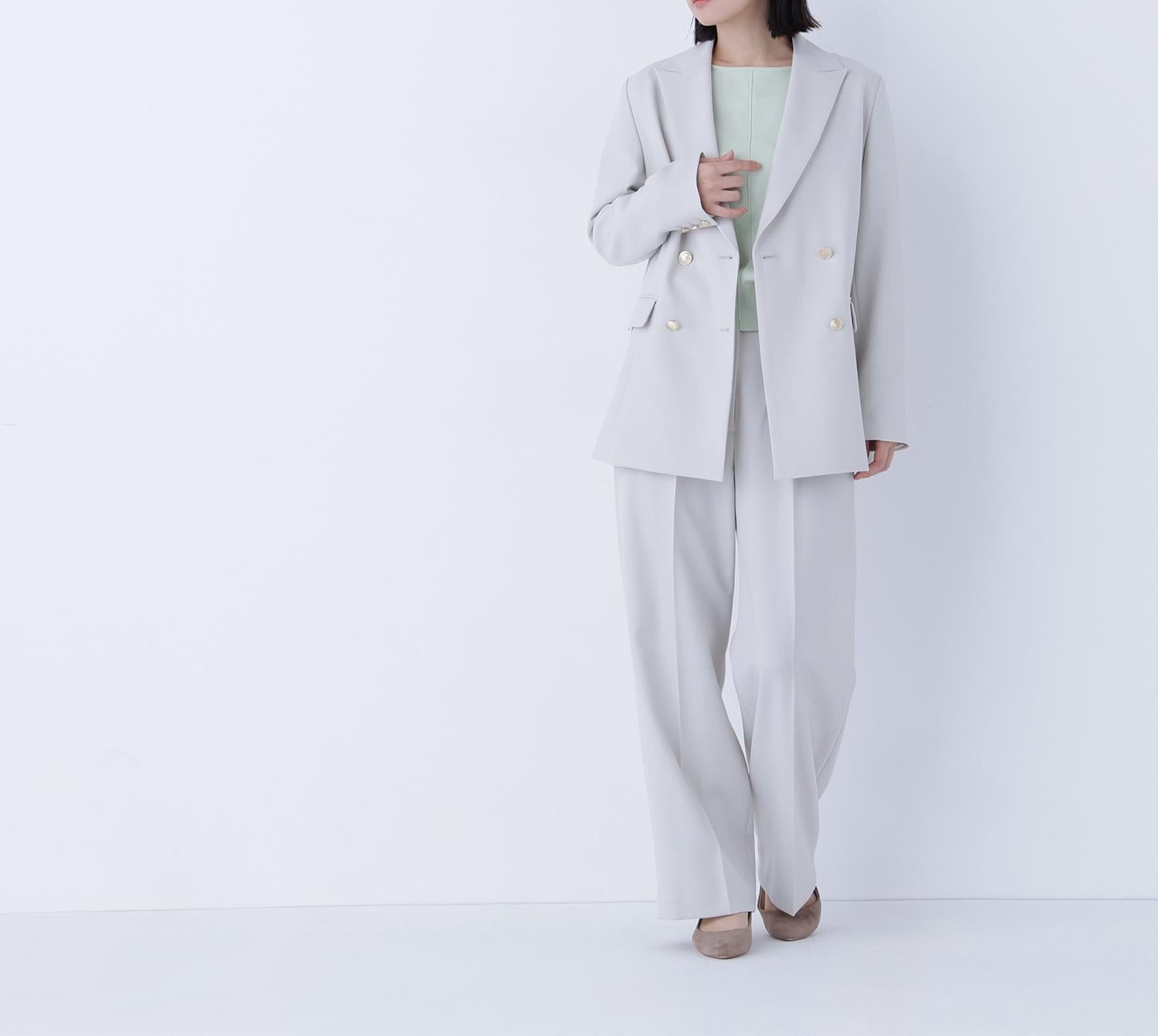 フロントラインドルマンニット ライトグリーン