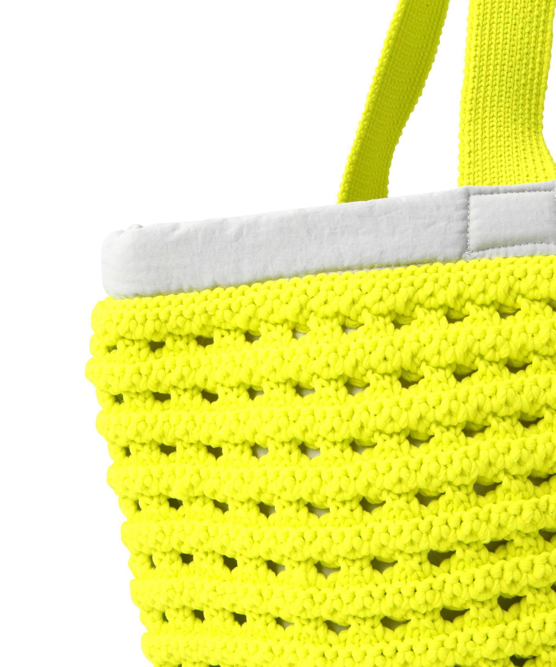 KNii<ニー 別注CHUNKY TOTE/トートバッグ イエロー
