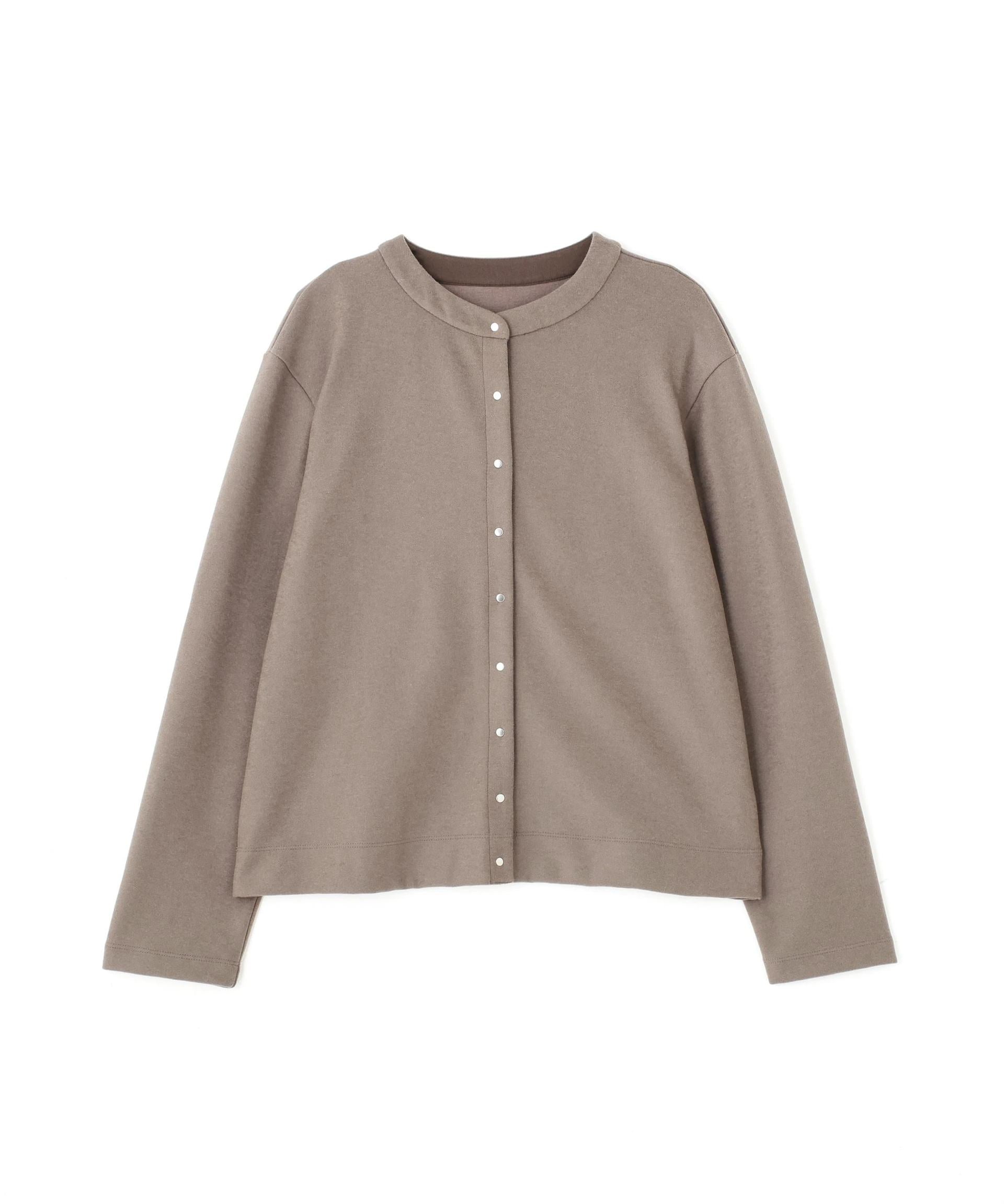 ミルドジャージーカーディガン モカ1