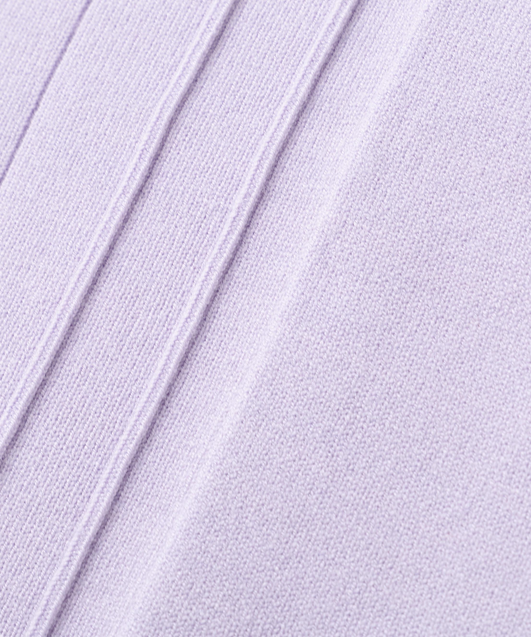 バイカラーフロントタックニット ラベンダー系2