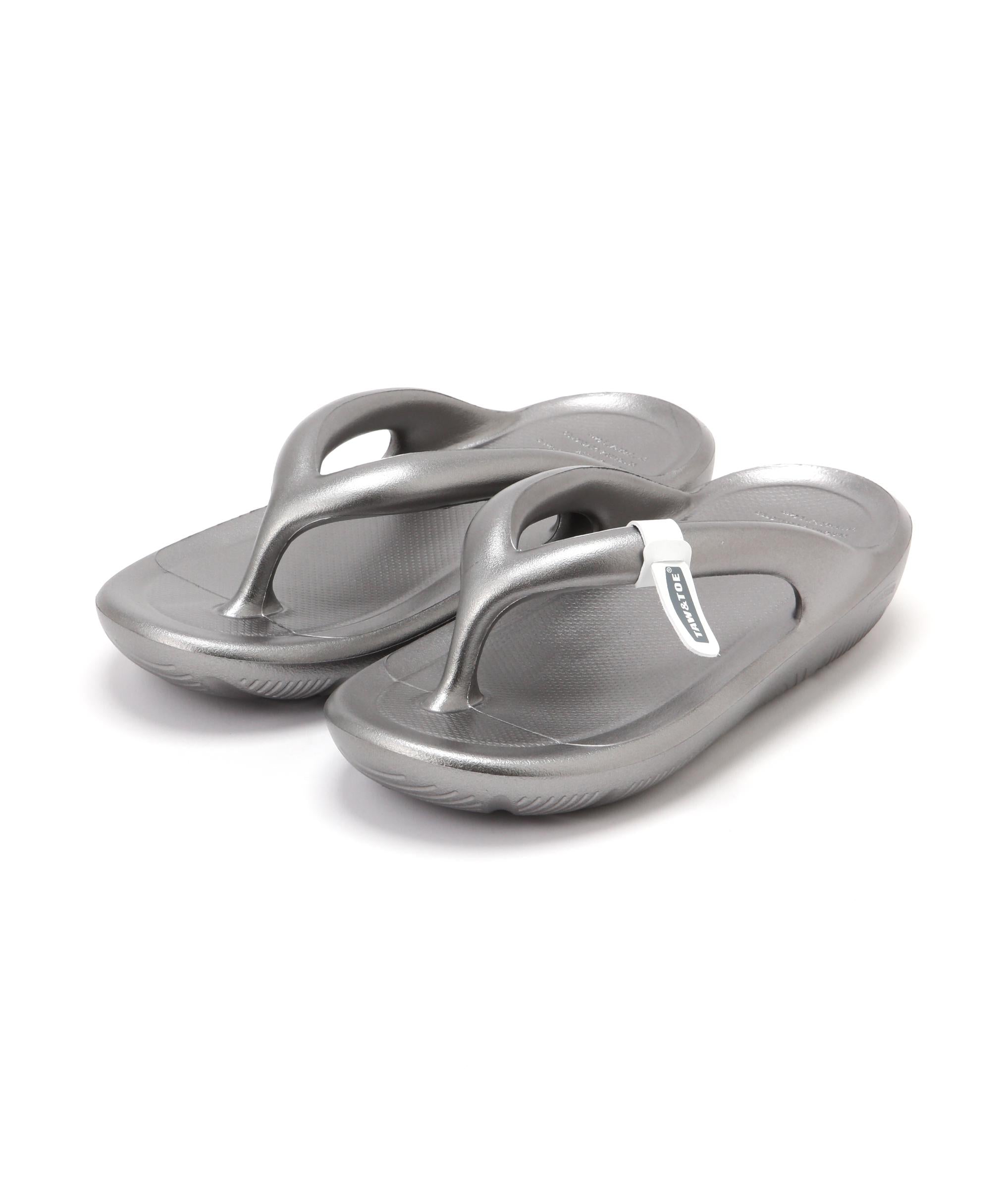 TAW&TOE/トーアンドトー/ZE>OVITY FLIP FLOP OG シルバー