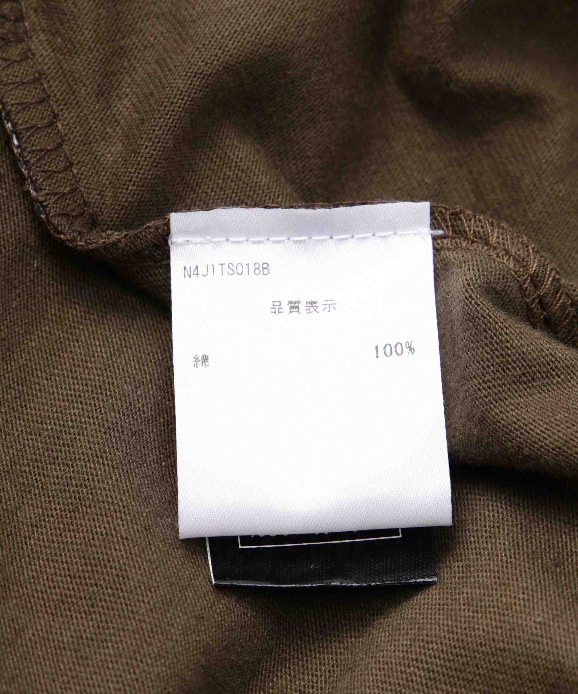 NOT4NE>D/ノットフォーナード/FLAME 4 SYMROL T-SHI>TS カーキ