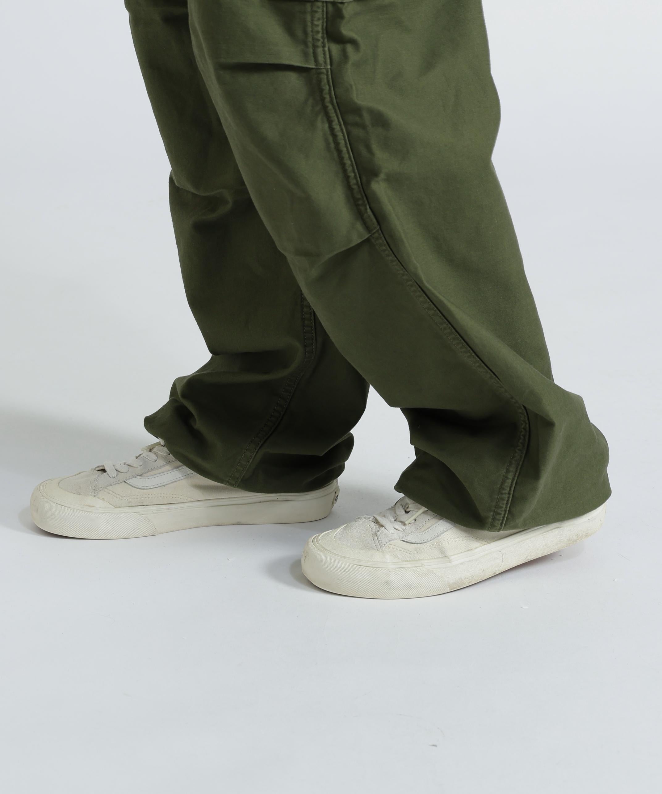 《WOMAN/直営店限定》NYLON/COTTON M-65 FATIGUE PANTS/ナイロンコットン M-65ファティーグパンツ オリーブ