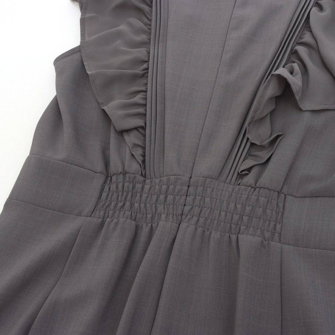 トゥエルブアジェンダ 12Twelve Agenda フリルドッキングワンピース (グレー) グレー