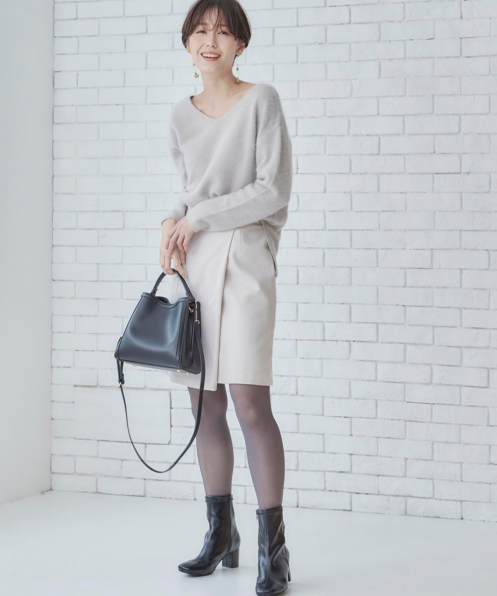 トゥエルブアジェンダ 12Twelve Agenda TRライト起毛片ポケット台形スカート