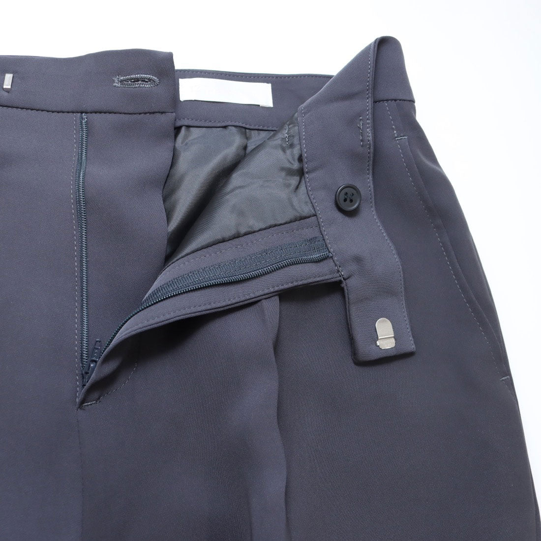 トゥエルブアジェンダ 12Twelve Agenda タックワイドパンツ (チャコールグレー) チャコールグレー