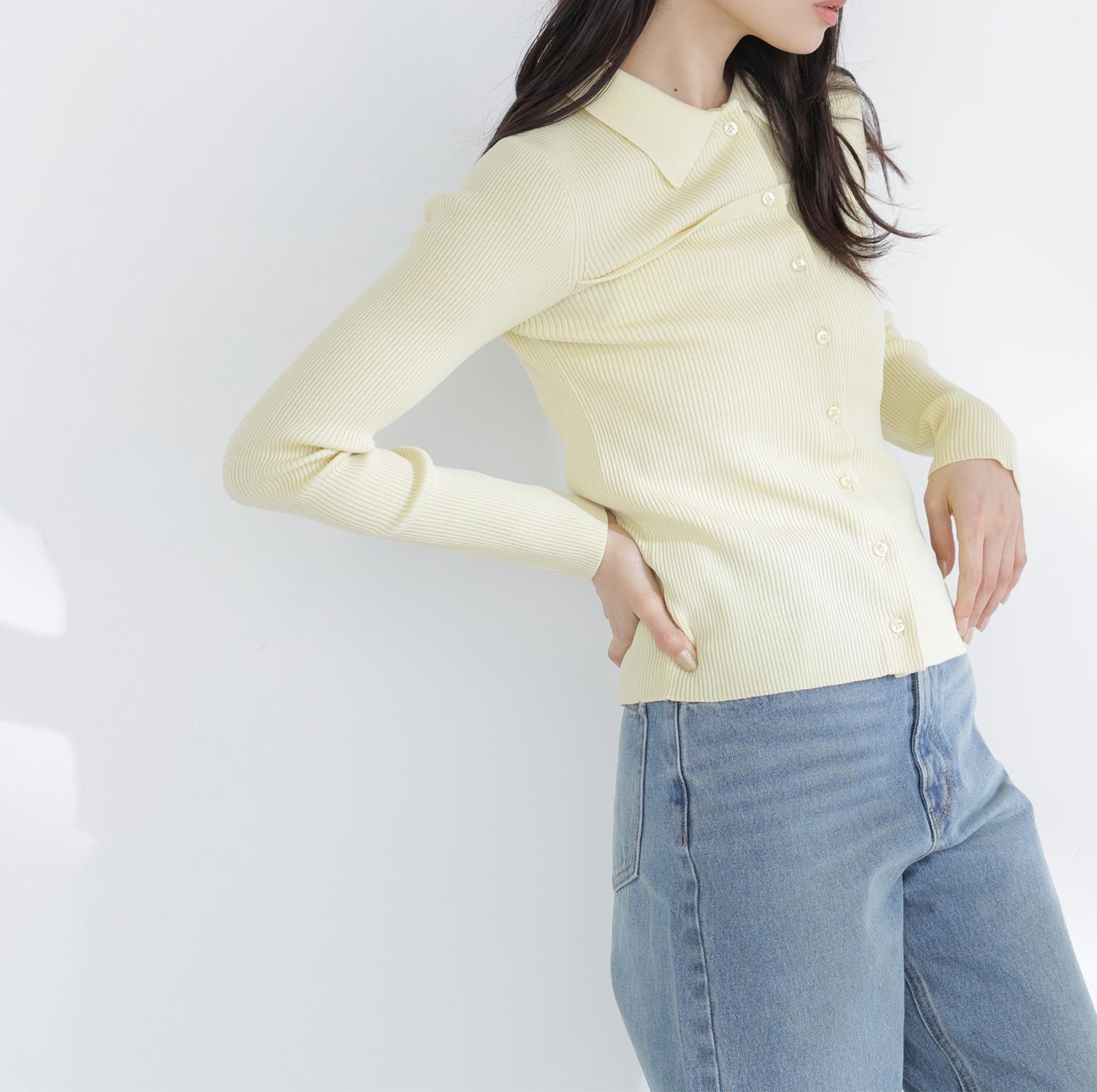 ヨーク切替ポロニット イエロー