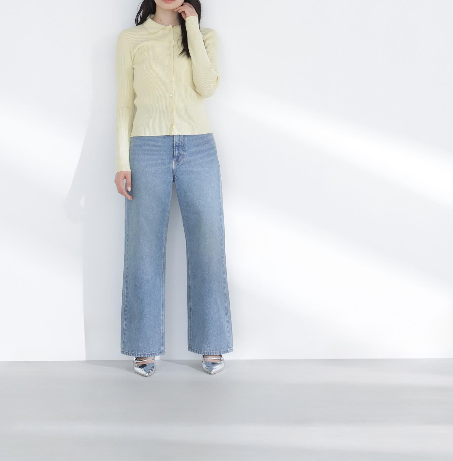 ヨーク切替ポロニット イエロー