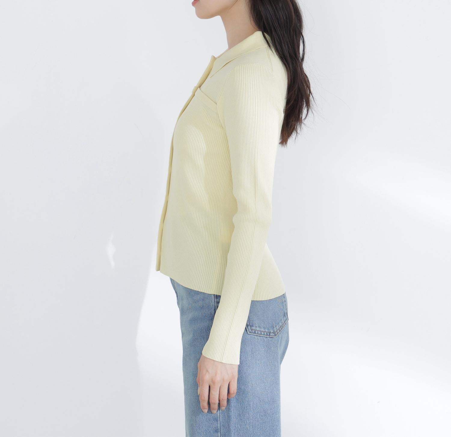 ヨーク切替ポロニット イエロー