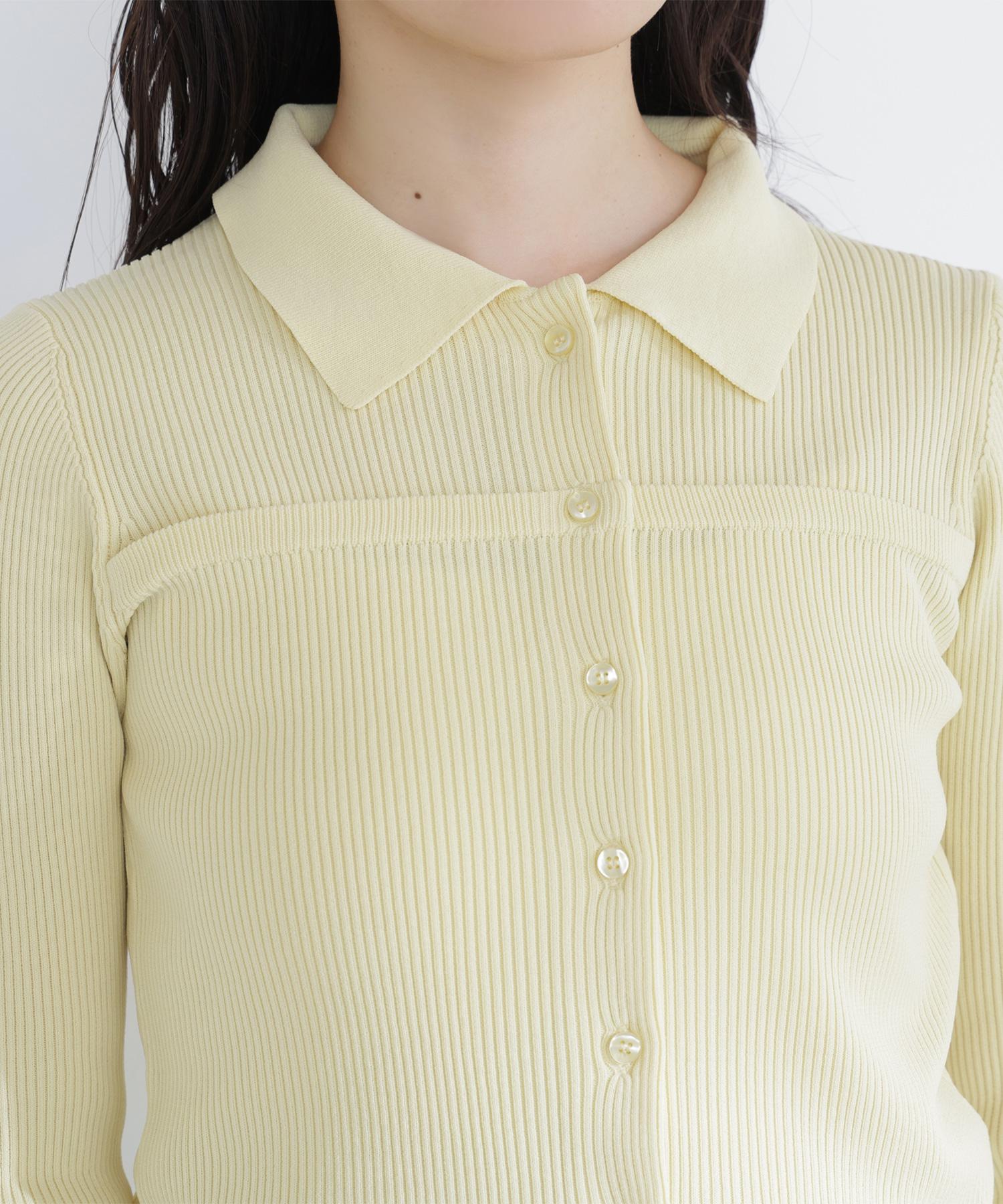 ヨーク切替ポロニット イエロー