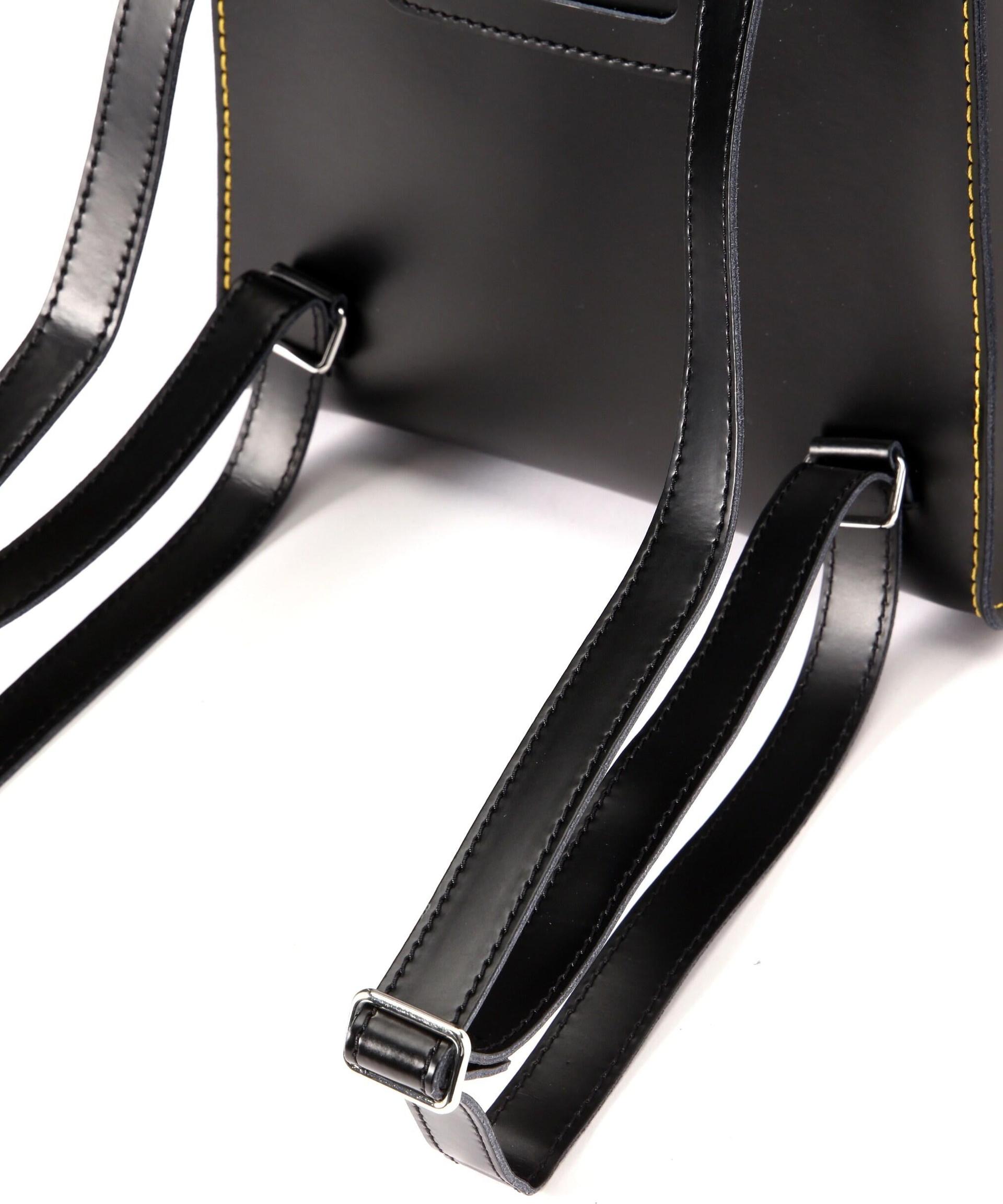 D.Matens/ドクターマーチン/Mini RackPack/ミニ レザーバックパック ブラック