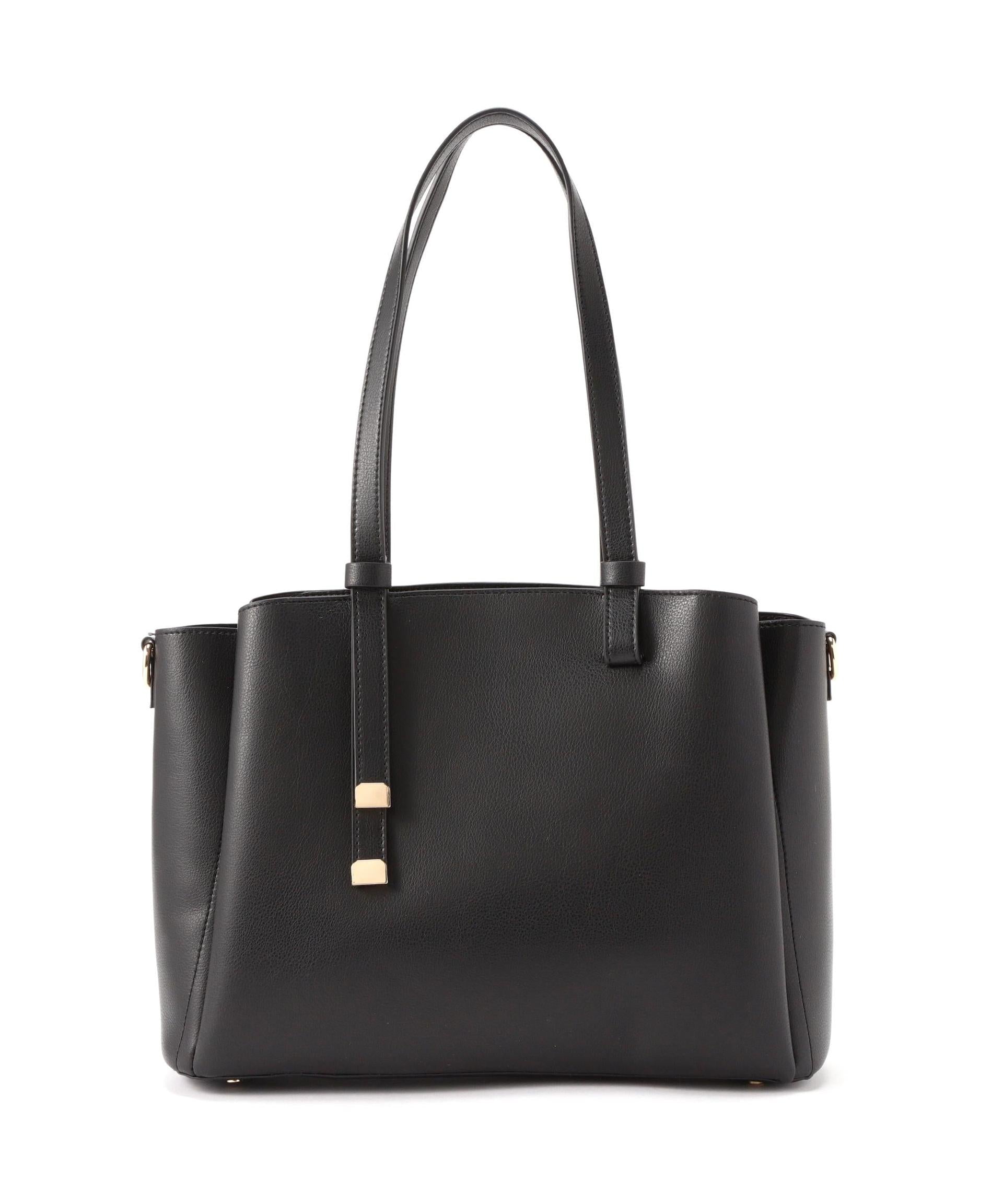 ドロップリボントートバッグ クロ