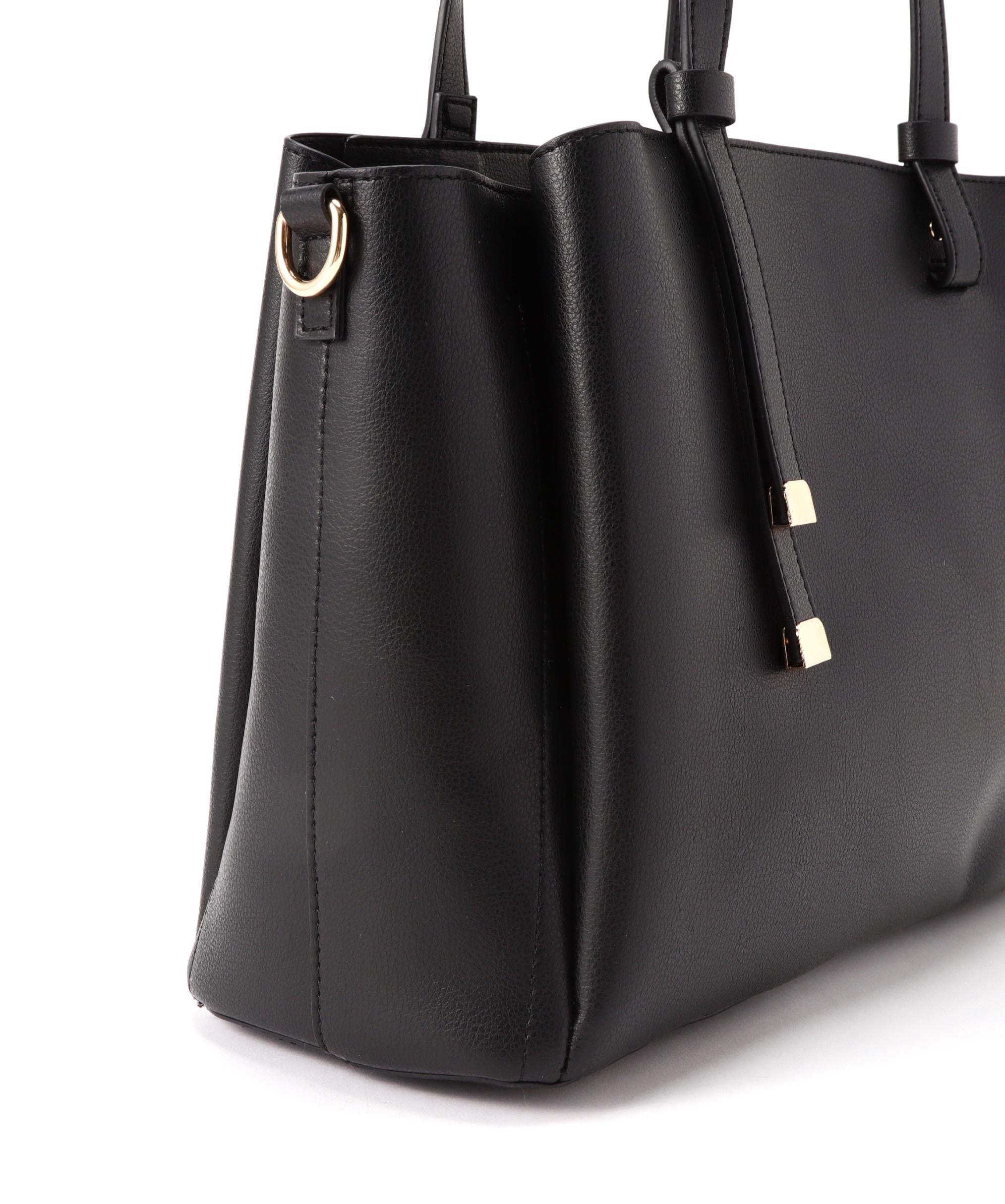 ドロップリボントートバッグ クロ