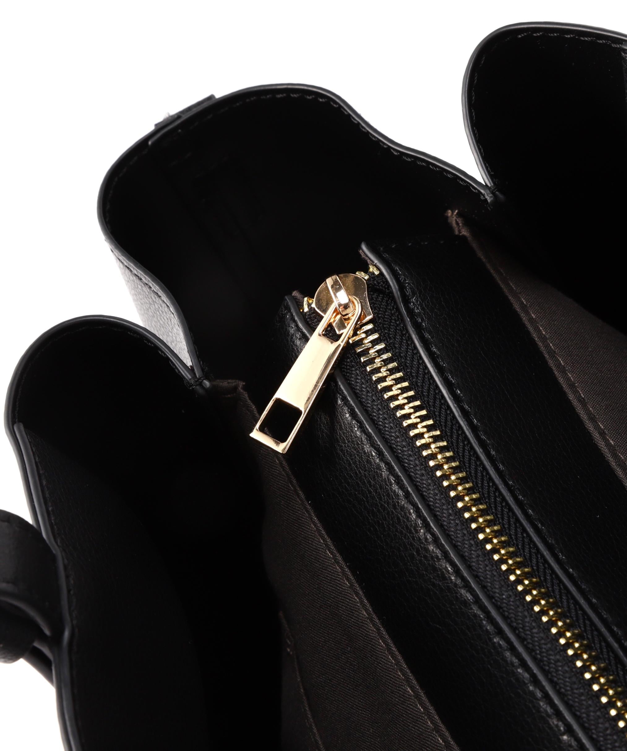 ドロップリボントートバッグ クロ