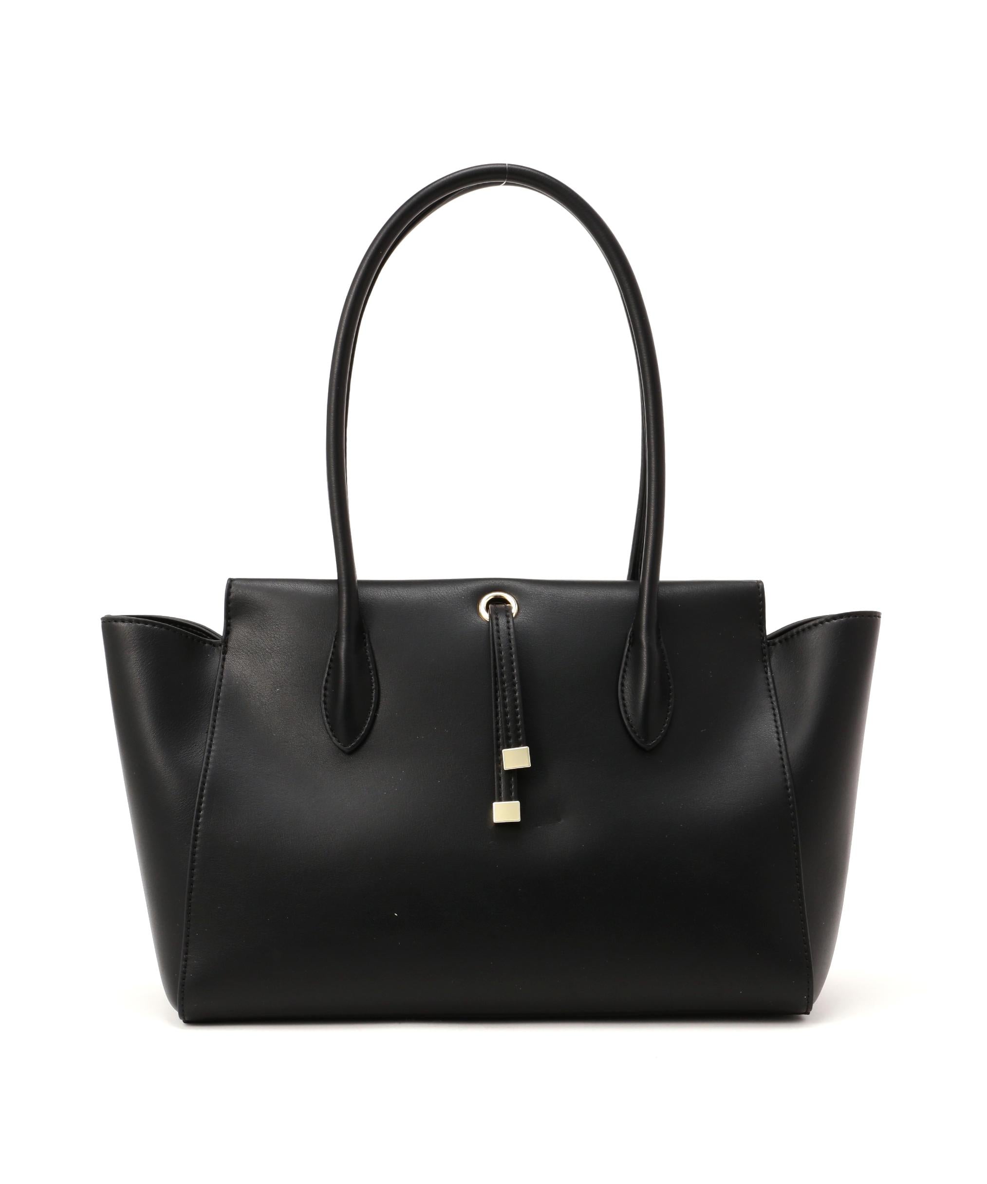 バトーシェイプトートバッグ クロ