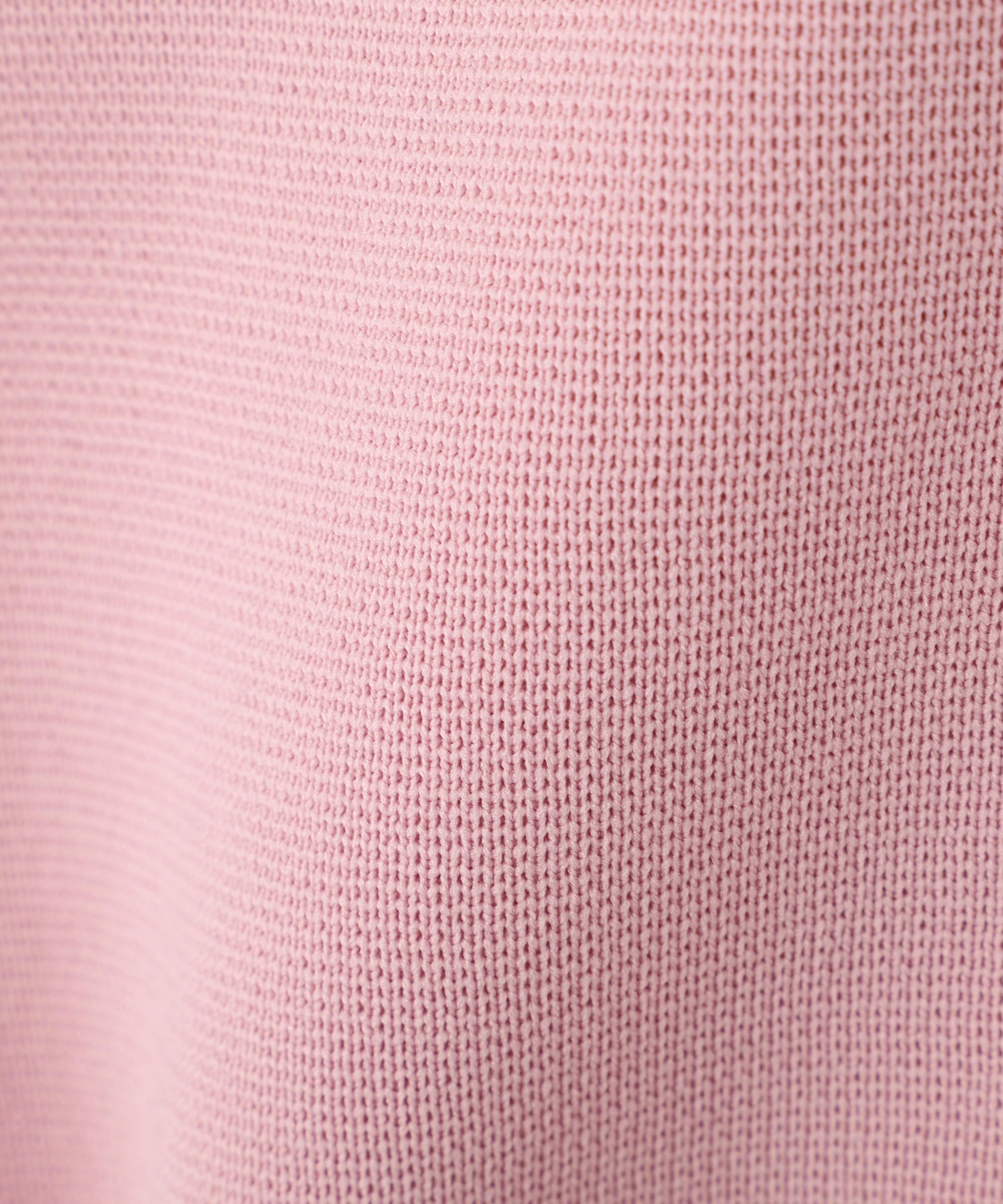 エンブレムボタンニットジャケット ピンク