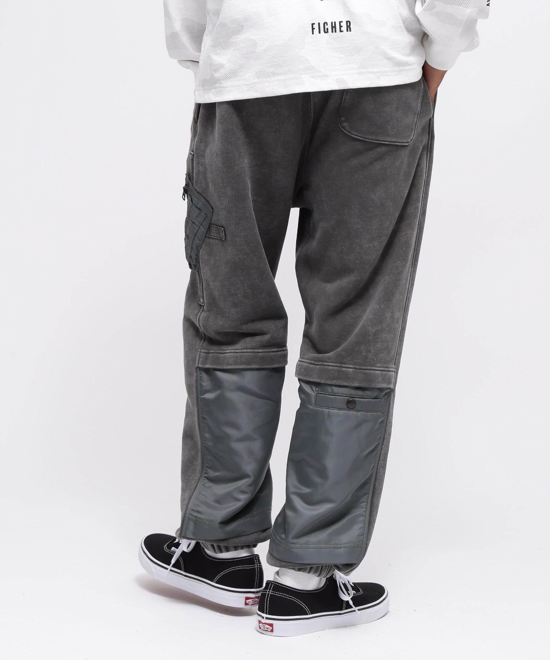 《C>OSSOVE>》CUSTOM SWEAT PANTS / カスタム スウェットパンツ / AVI>EX / アヴィレックス セージ1