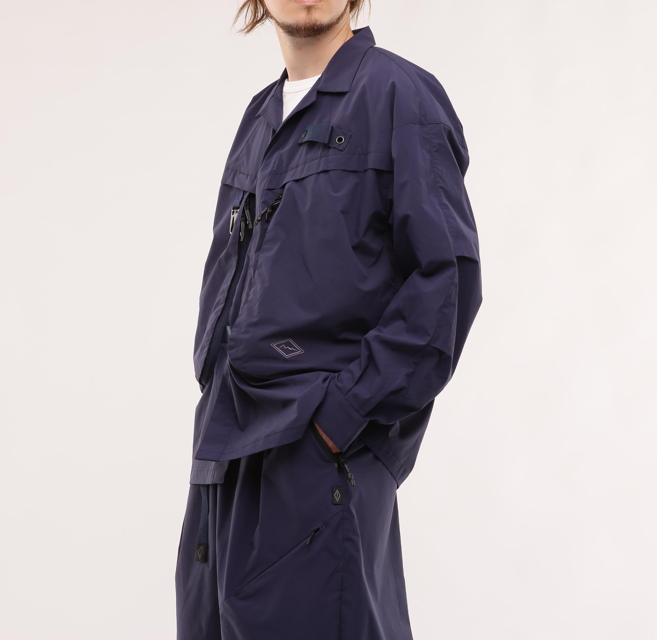 MANASTASH/マナスタッシュ/EXTRA MILE INFINITY SHIRT ネイビー