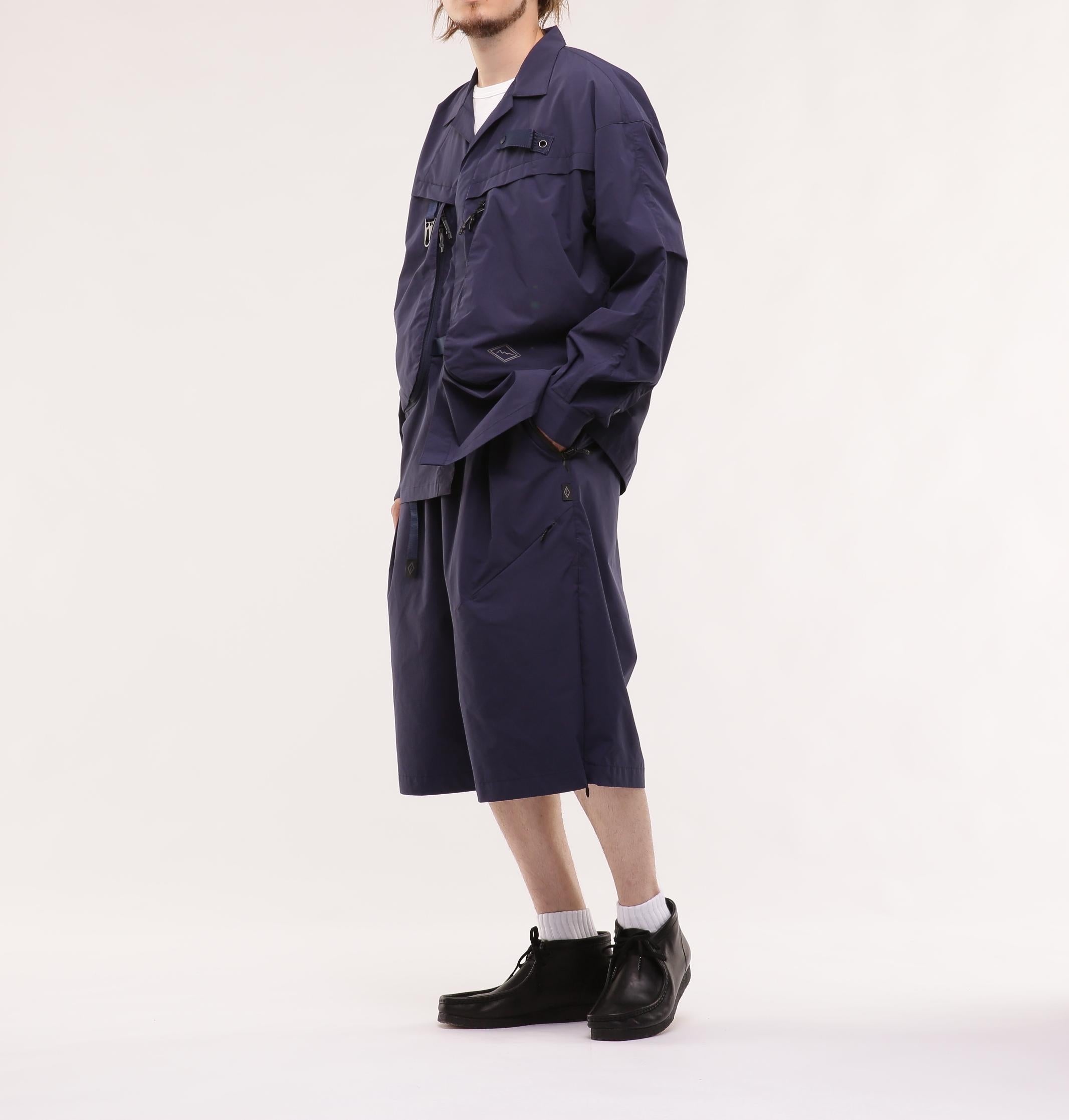 MANASTASH/マナスタッシュ/EXTRA MILE INFINITY SHIRT ネイビー