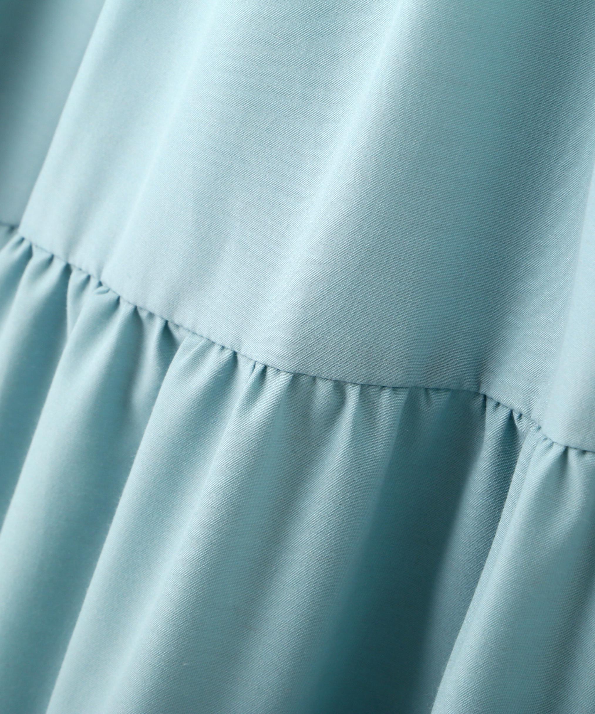 ティアードワンピース グリーン