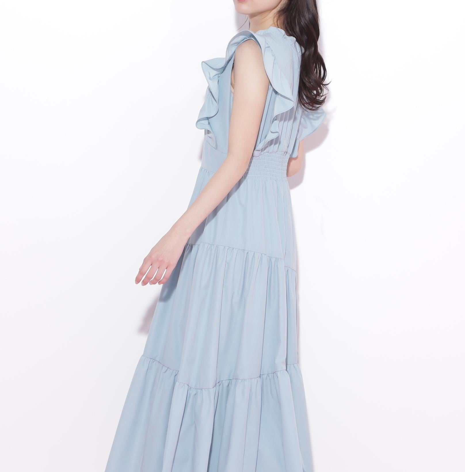 ティアードワンピース グリーン