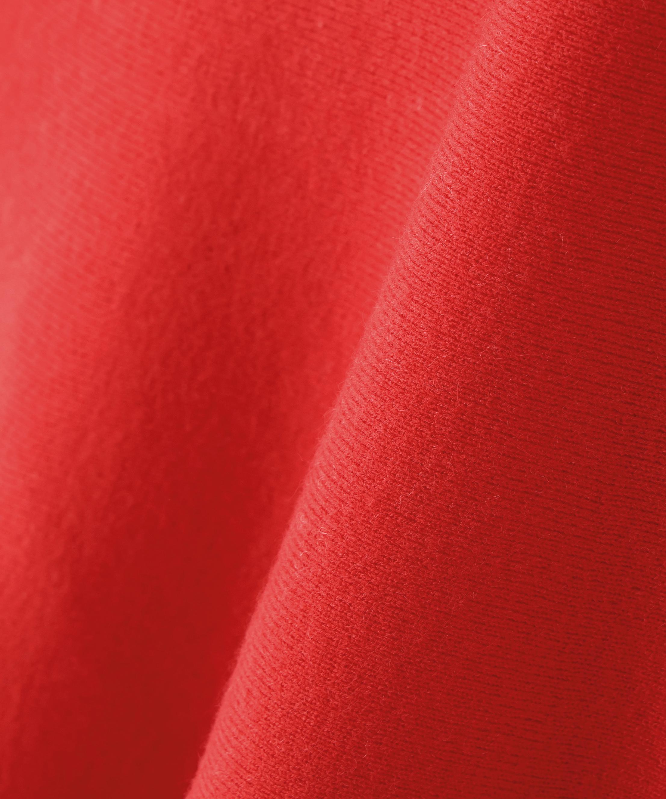 ペプラムチュニックニット レッド