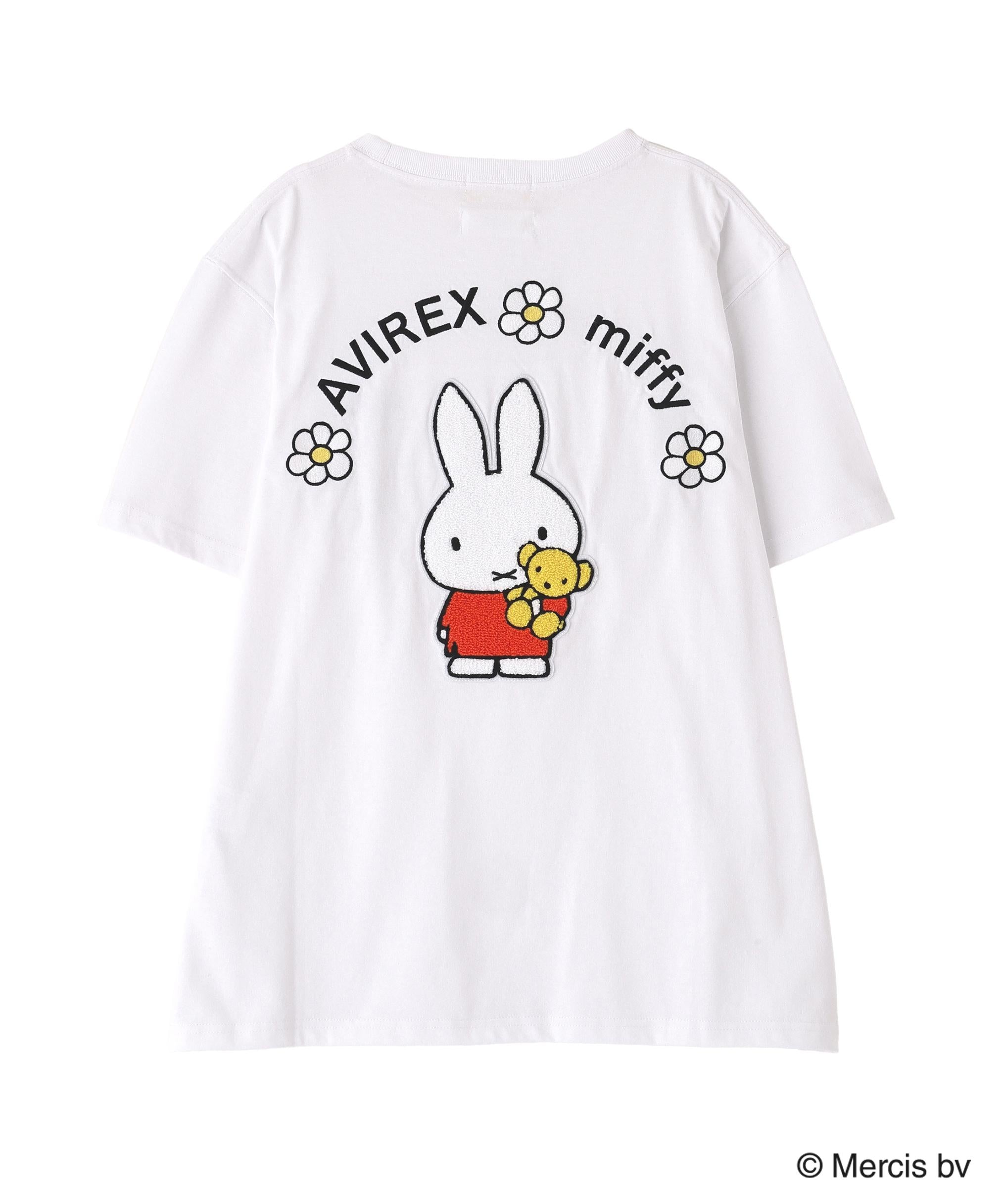 《AVI>EX×miffy》WER限定 SAGA>A T-SHI>T/アヴィレックス×ミッフィー サガラTシャツ ホワイト