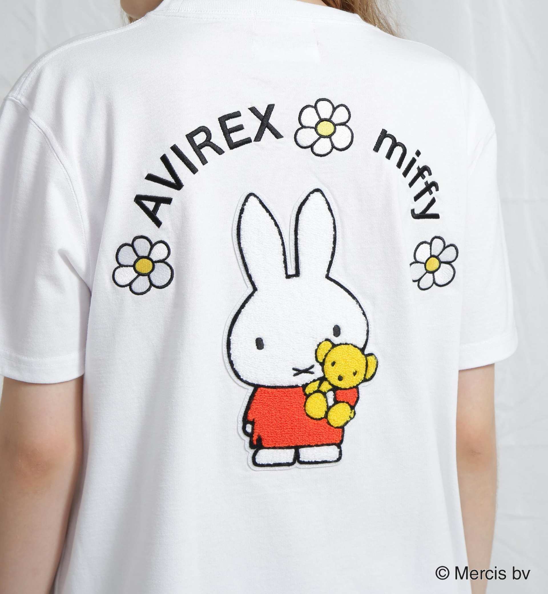 《AVI>EX×miffy》WER限定 SAGA>A T-SHI>T/アヴィレックス×ミッフィー サガラTシャツ ホワイト