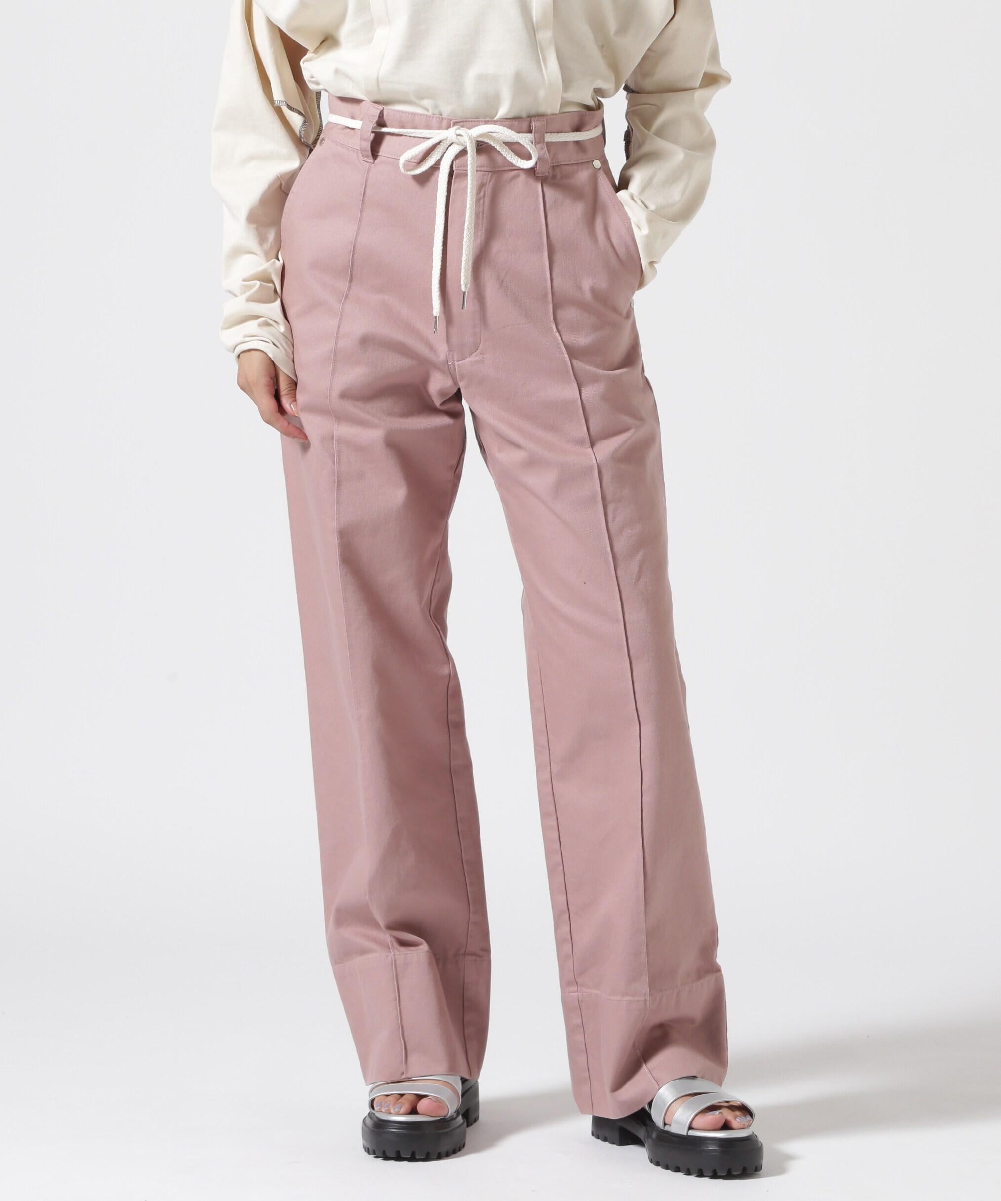 VOLTAGE CONT>OL FILTE>/ヴォルテージコントロールフィルター/PIN TUCK LOOSE CHINO ピンク