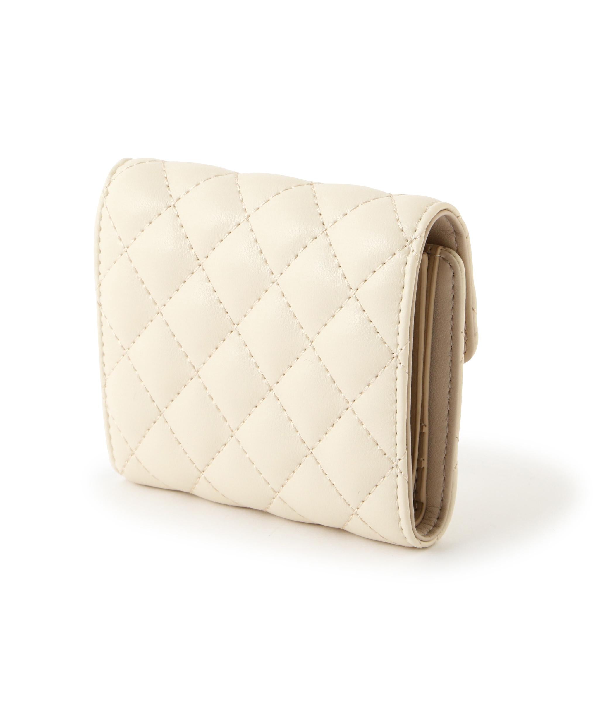 クロスJキルトウォレットシリーズ ミニ財布 ホワイト