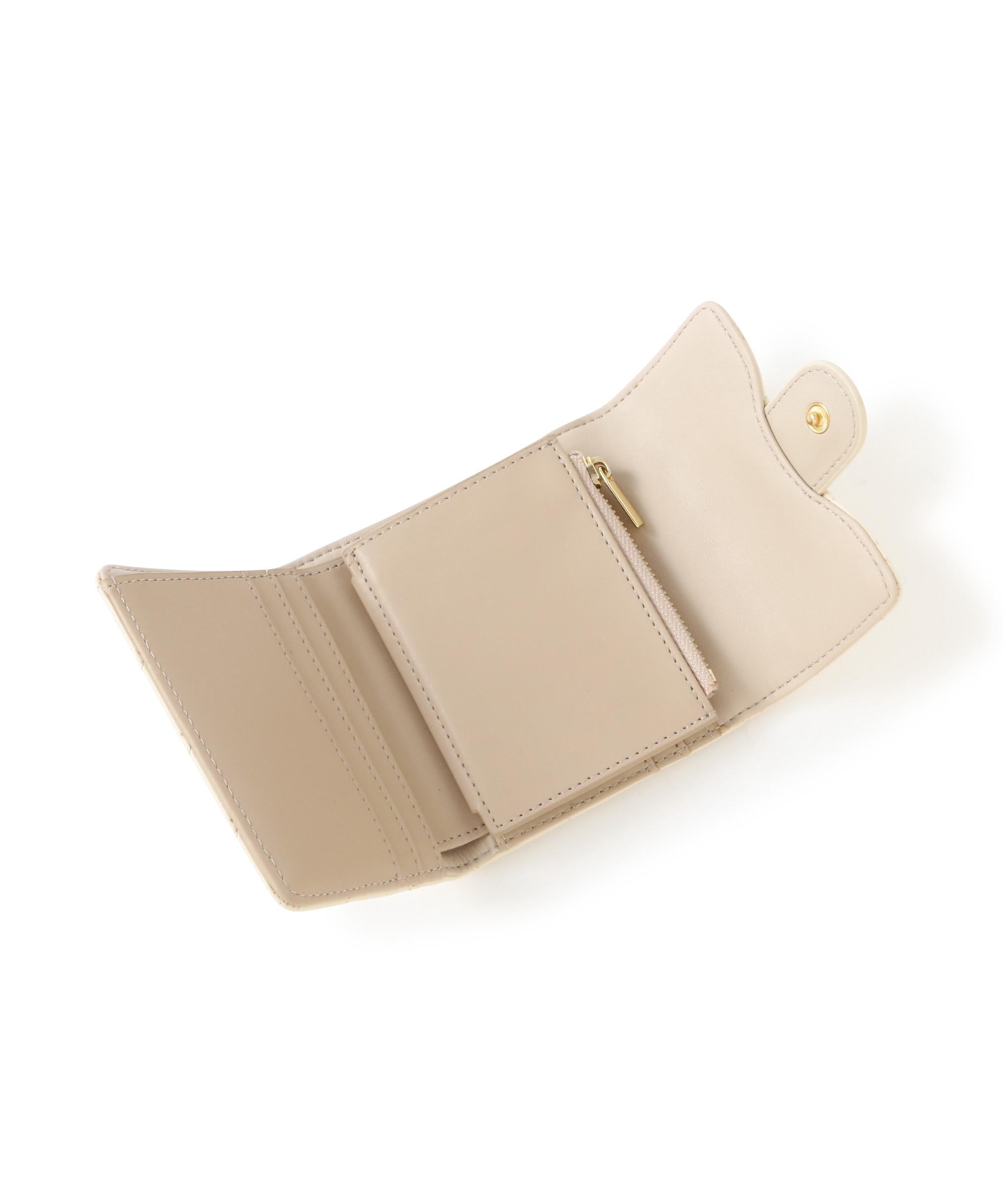 クロスJキルトウォレットシリーズ ミニ財布 ホワイト